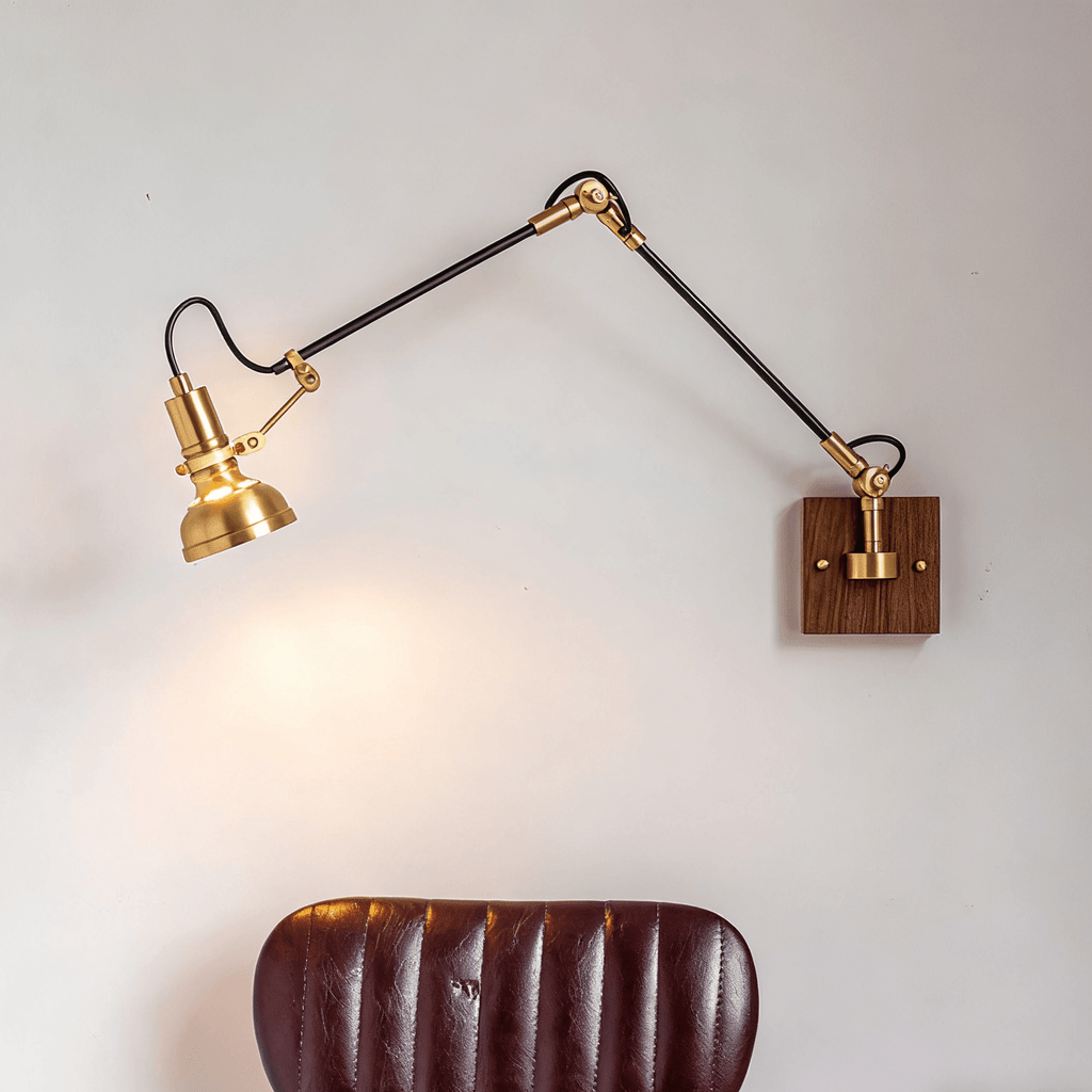 Elowen Wood Wall Light, Hardwired Wall Sconce, detail 7