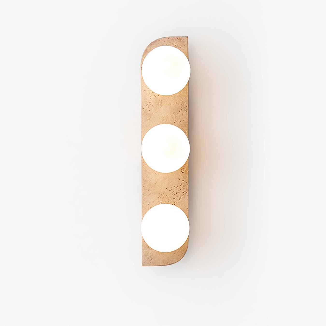Elysian Travertine Wall Light, Hardwired Wall Sconce, detail 78