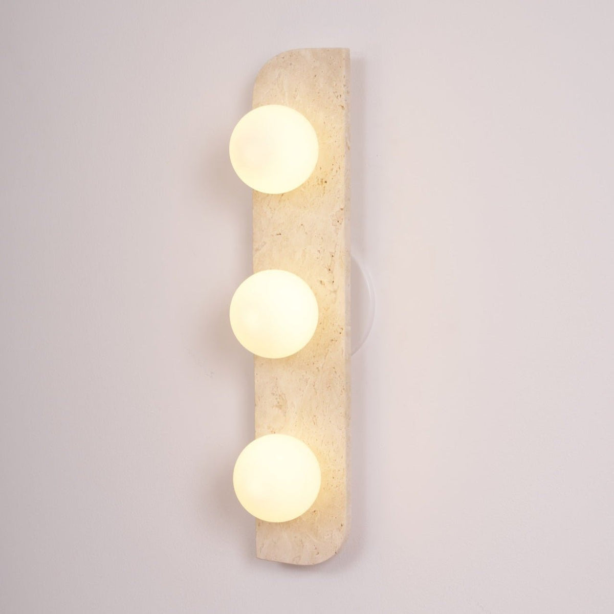 Elysian Travertine Plug-In Wall Light, Plug-In Wall Sconce, detail 36