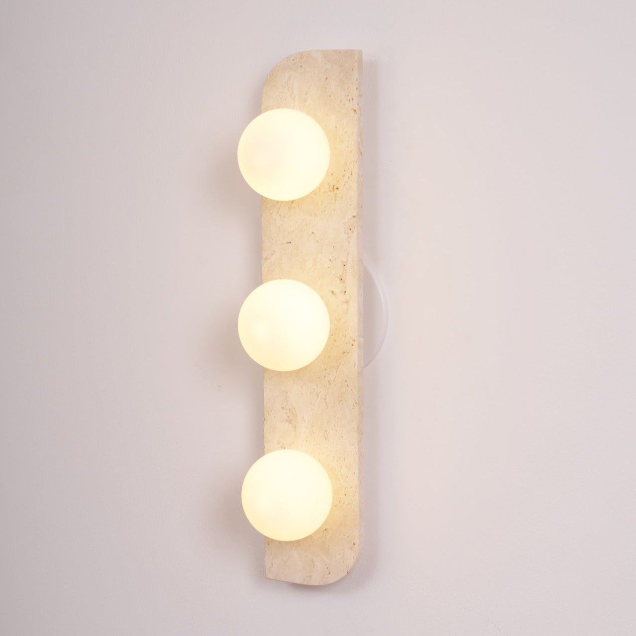 Elysian Travertine Plug-In Wall Light, Plug-In Wall Sconce, detail 36