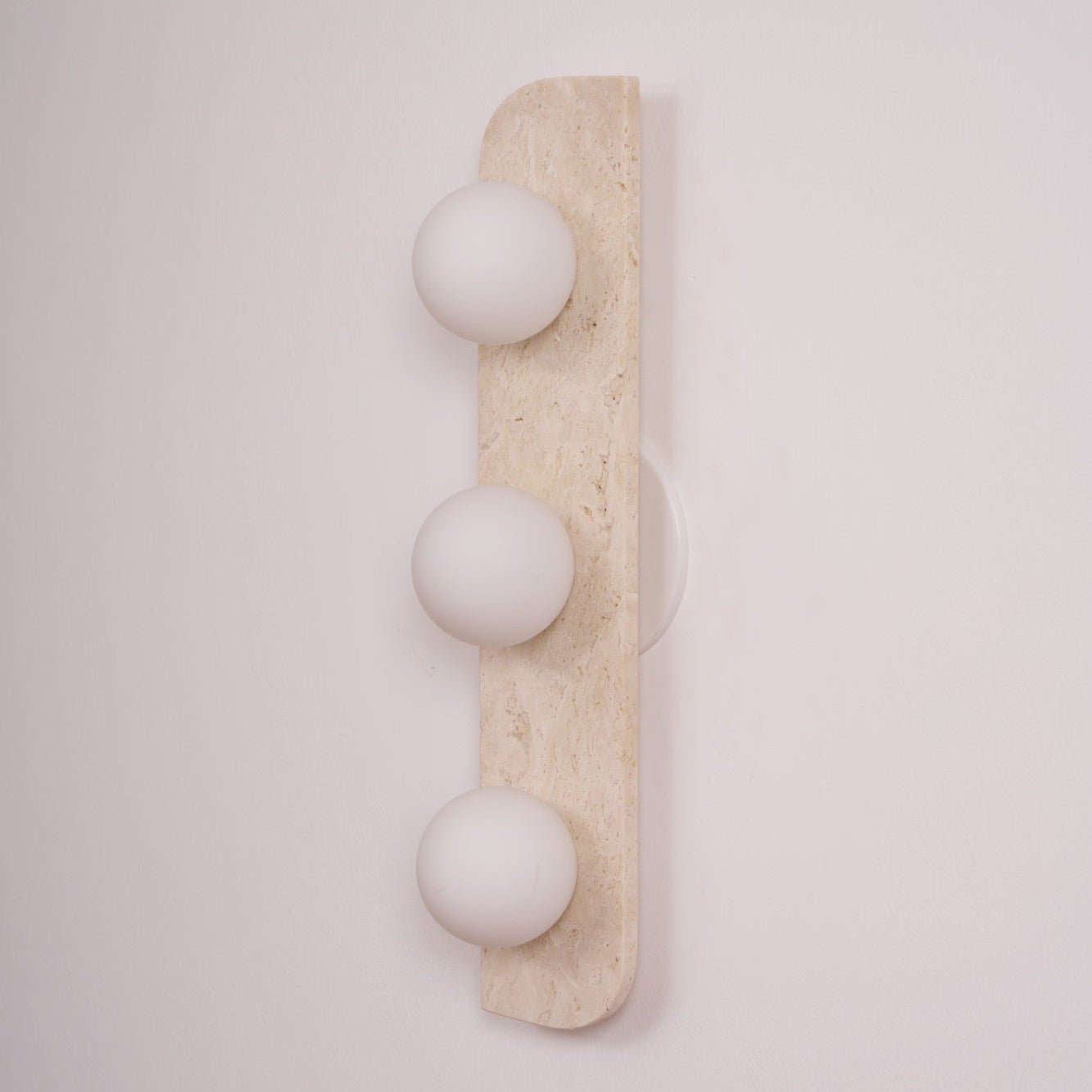 Elysian Travertine Plug-In Wall Light, Plug-In Wall Sconce, detail 38