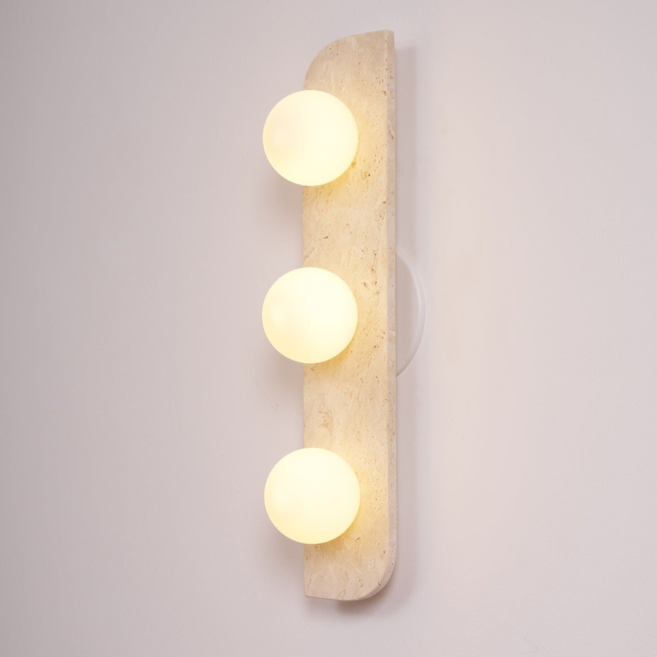 Elysian Travertine Plug-In Wall Light, Plug-In Wall Sconce, detail 44