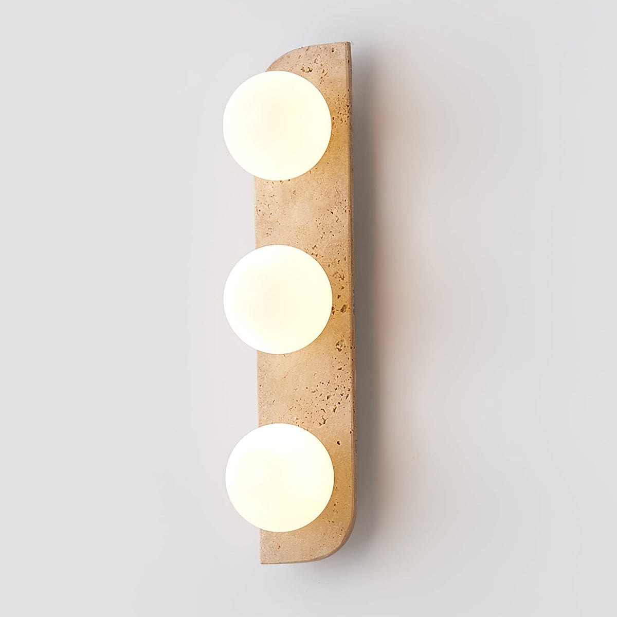 Elysian Travertine Wall Light, Hardwired Wall Sconce, detail 50