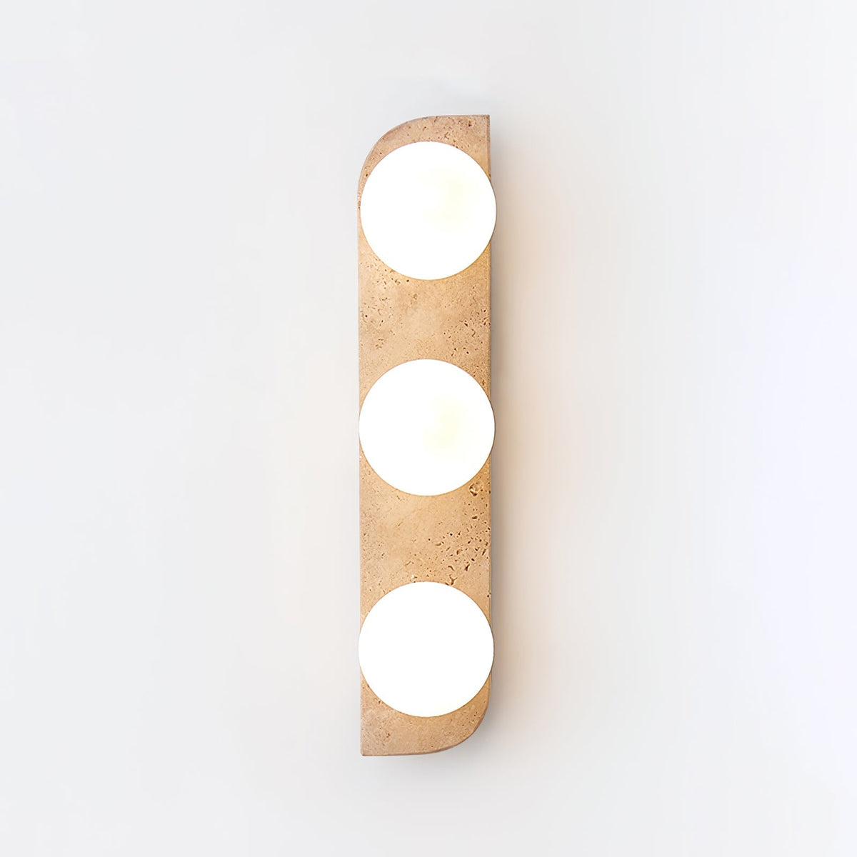 Elysian Travertine Wall Light, Hardwired Wall Sconce, detail 58