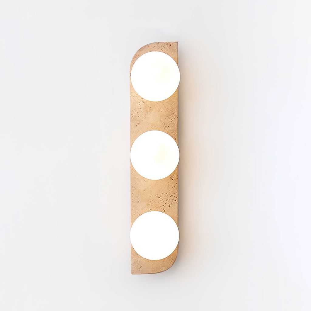 Elysian Travertine Plug-In Wall Light, Plug-In Wall Sconce, detail 56