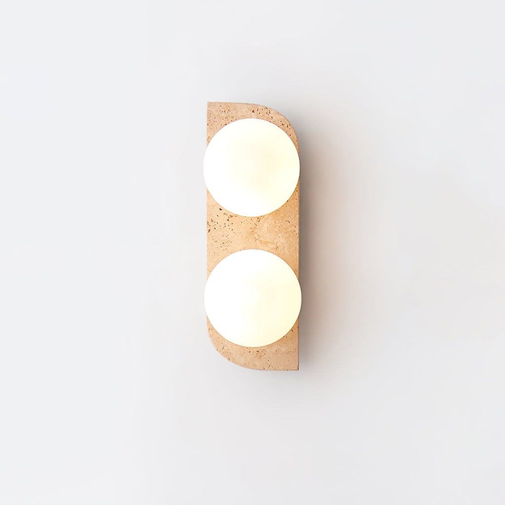 Elysian Travertine Plug-In Wall Light, Plug-In Wall Sconce, detail 55