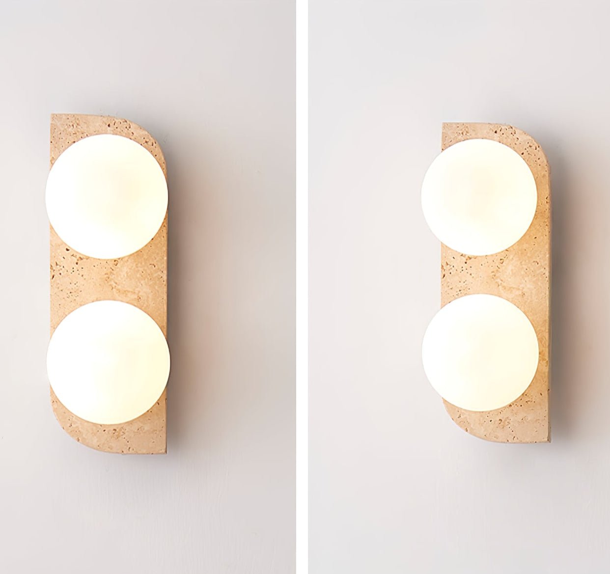 Elysian Travertine Plug-In Wall Light, Plug-In Wall Sconce, detail 51