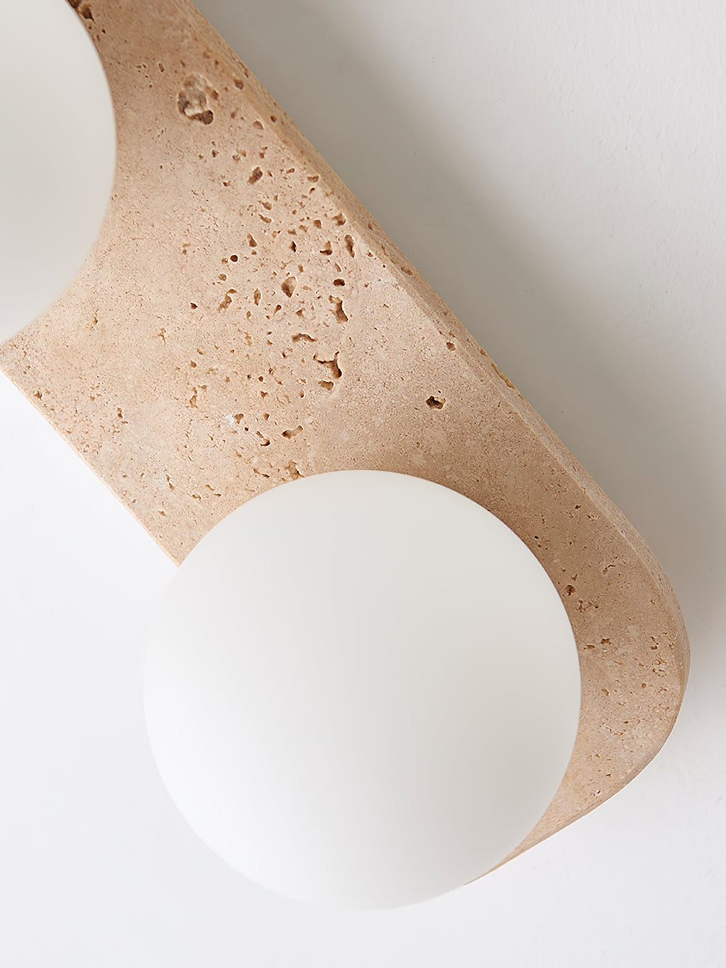 Elysian Travertine Plug-In Wall Light, Plug-In Wall Sconce, detail 53