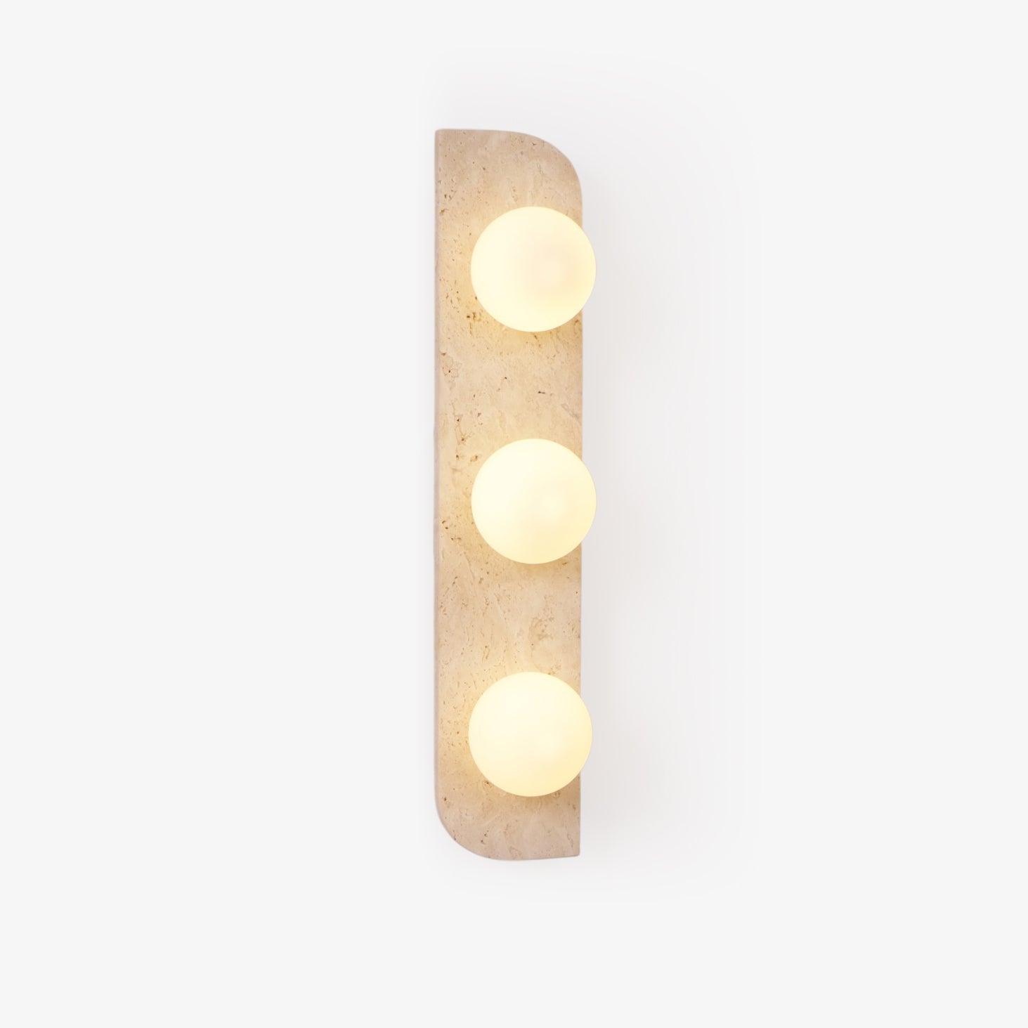 Elysian Travertine Wall Light, Hardwired Wall Sconce, detail 44