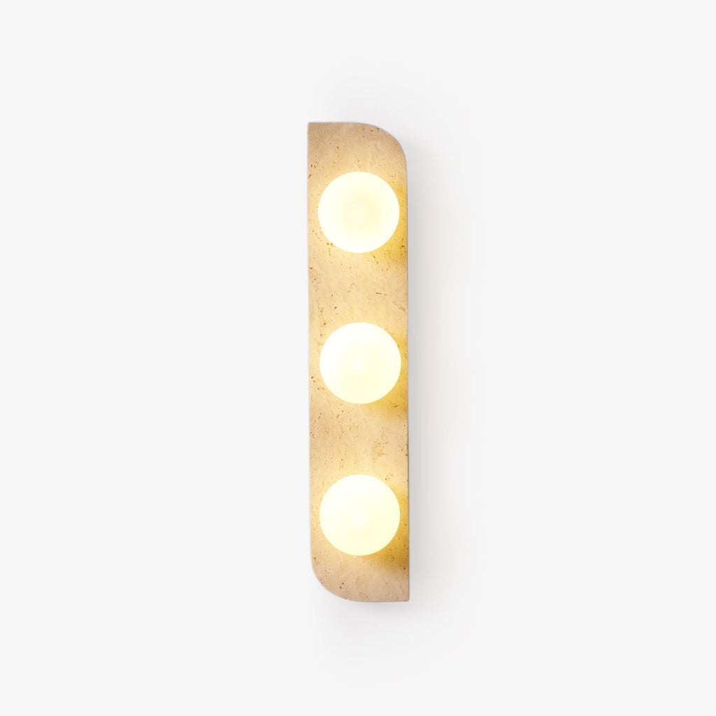 Elysian Travertine Plug-In Wall Light, Plug-In Wall Sconce, detail 57