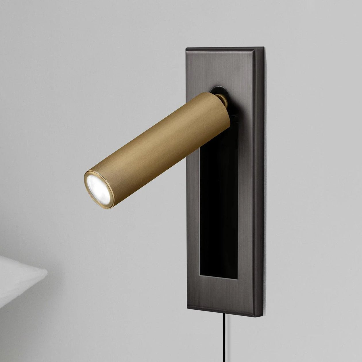 Embedded Bedside Plug-in Wall Light, Plug-In Wall Sconce, detail 5