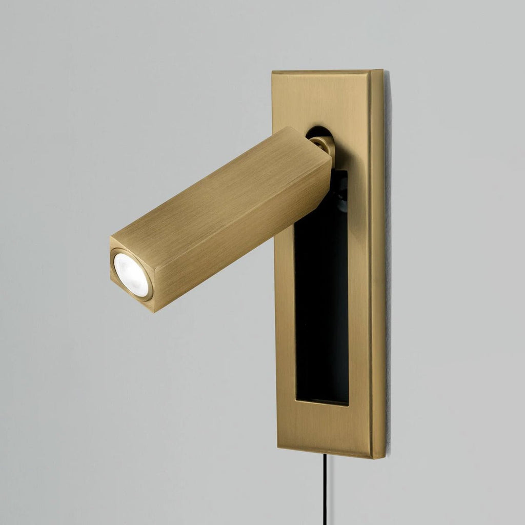 Embedded Bedside Plug-in Wall Light, Plug-In Wall Sconce, detail 3