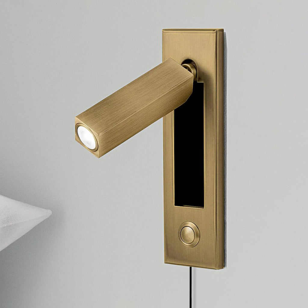 Embedded Bedside Plug-in Wall Light, Plug-In Wall Sconce, detail 8