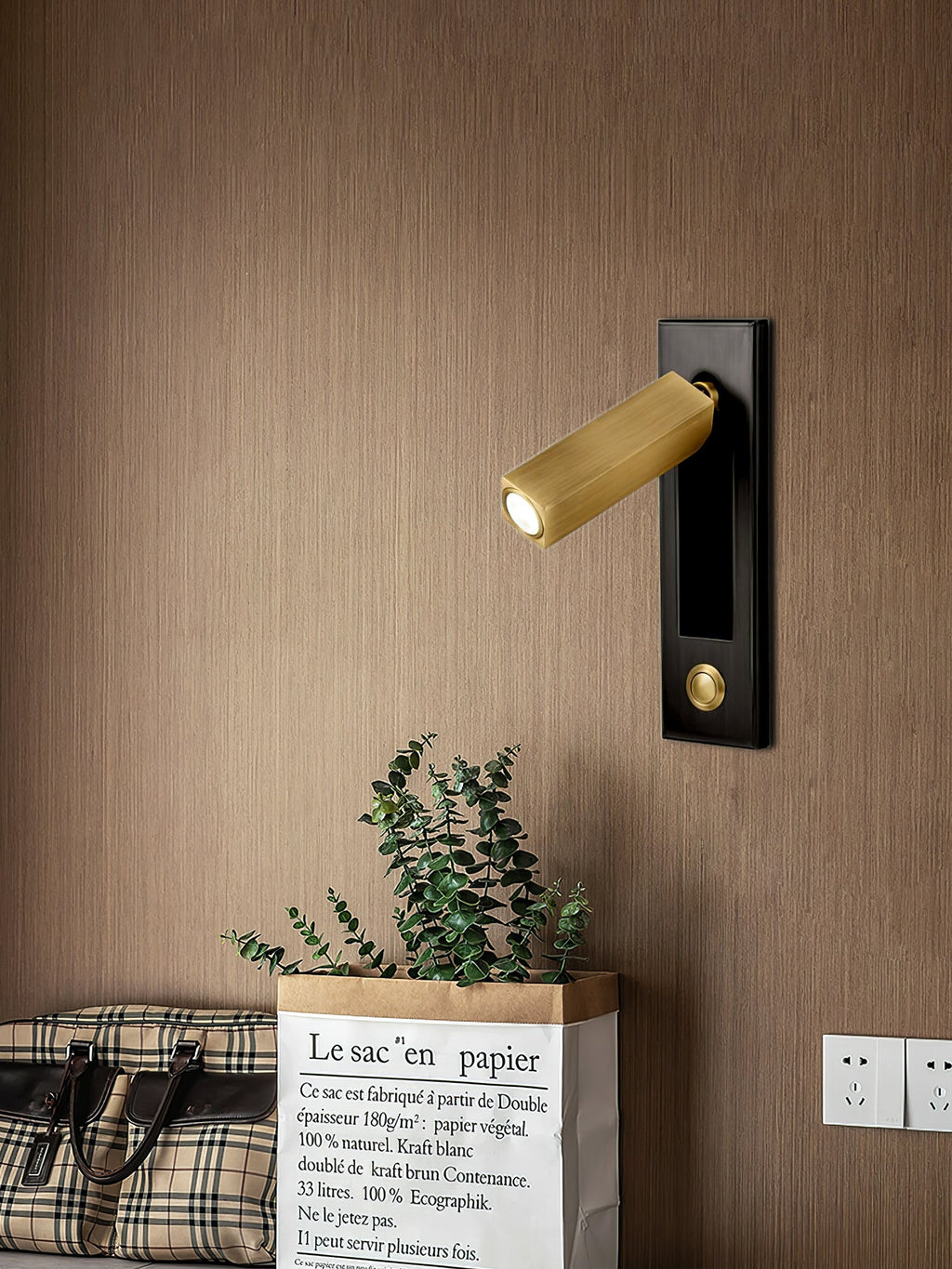 Embedded Bedside Plug-in Wall Light, Plug-In Wall Sconce, detail 58