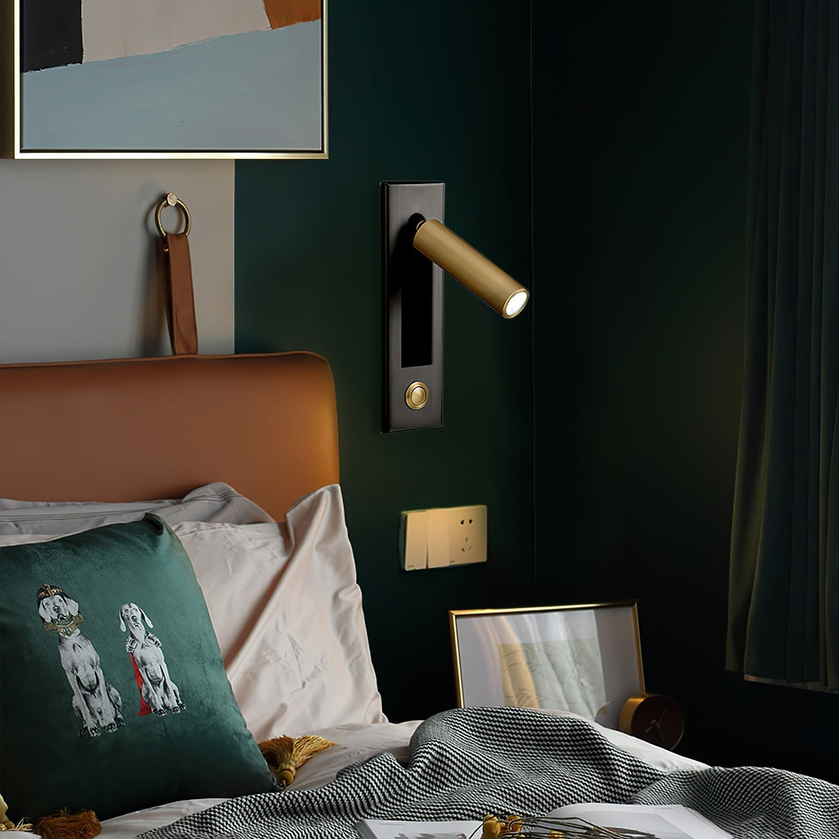 Embedded Bedside Wall Light, Hardwired Wall Sconce, detail 5