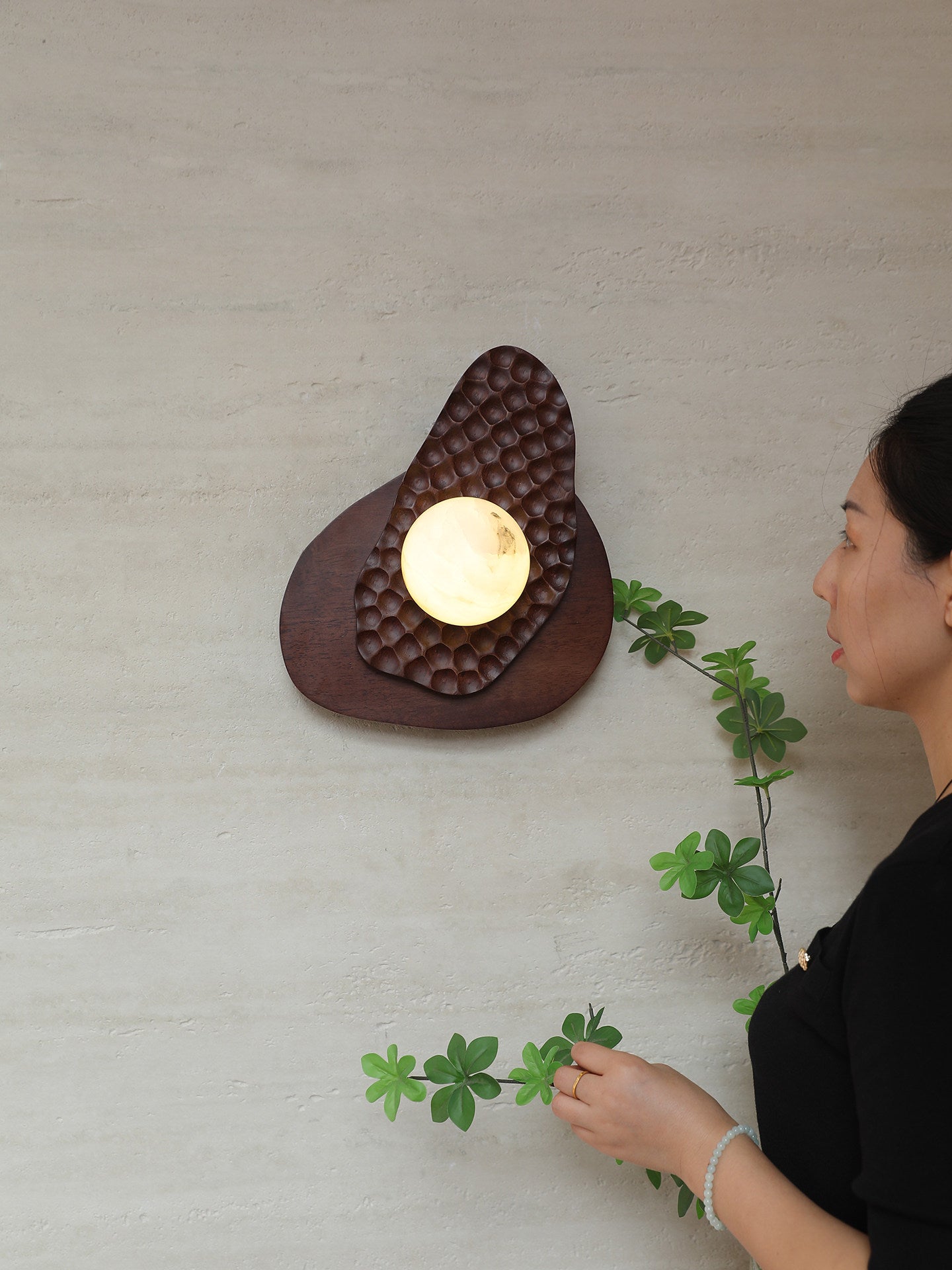 Ember Nest Wall Light, Hardwired Wall Sconce, detail 14