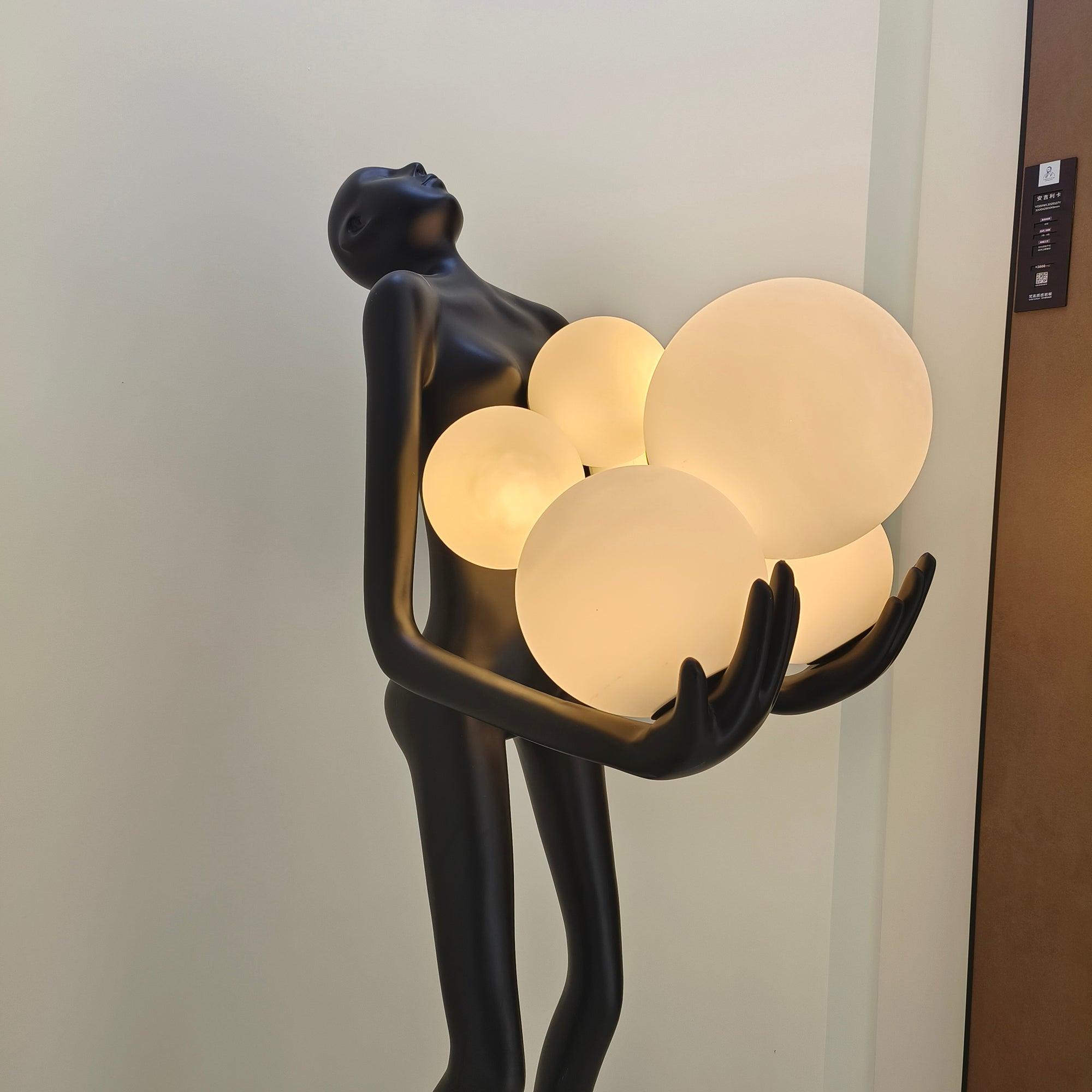 Embrace Sculpture Floor Light, Floor Lamp, detail 28