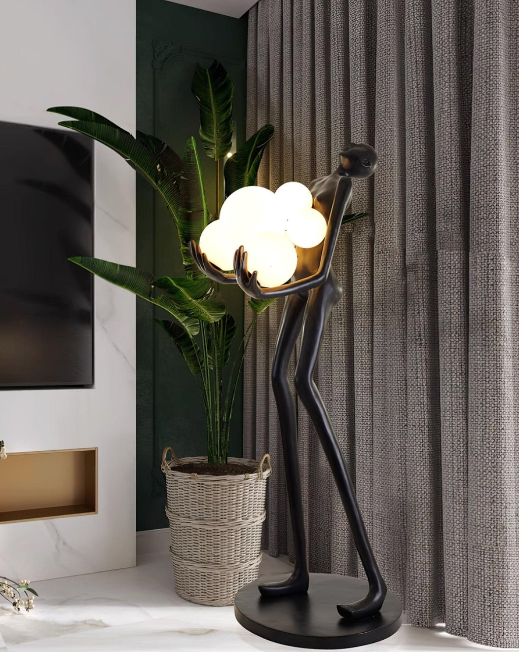 Embrace Sculpture Floor Light, Floor Lamp, detail 8