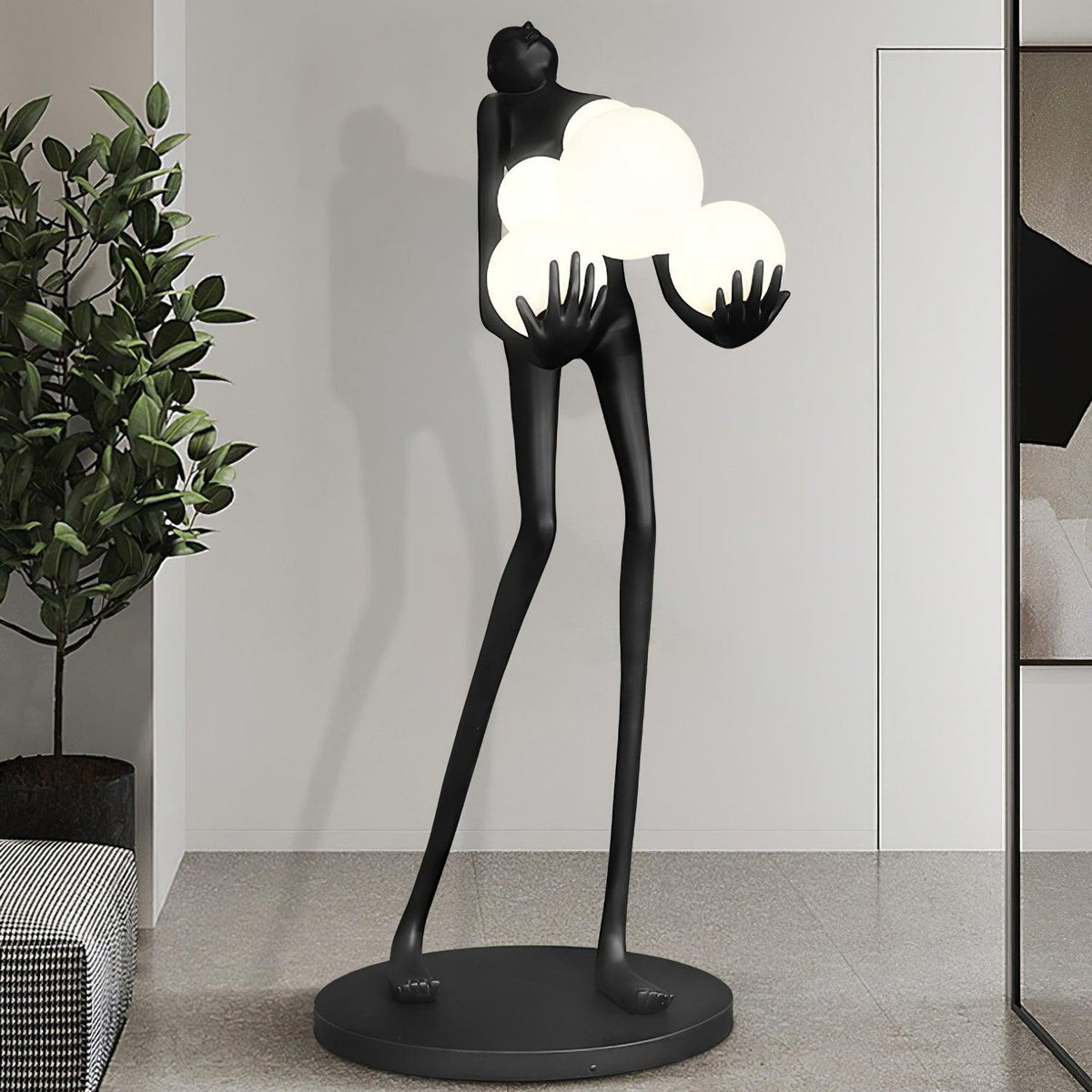 Embrace Sculpture Floor Light, Floor Lamp, detail 17
