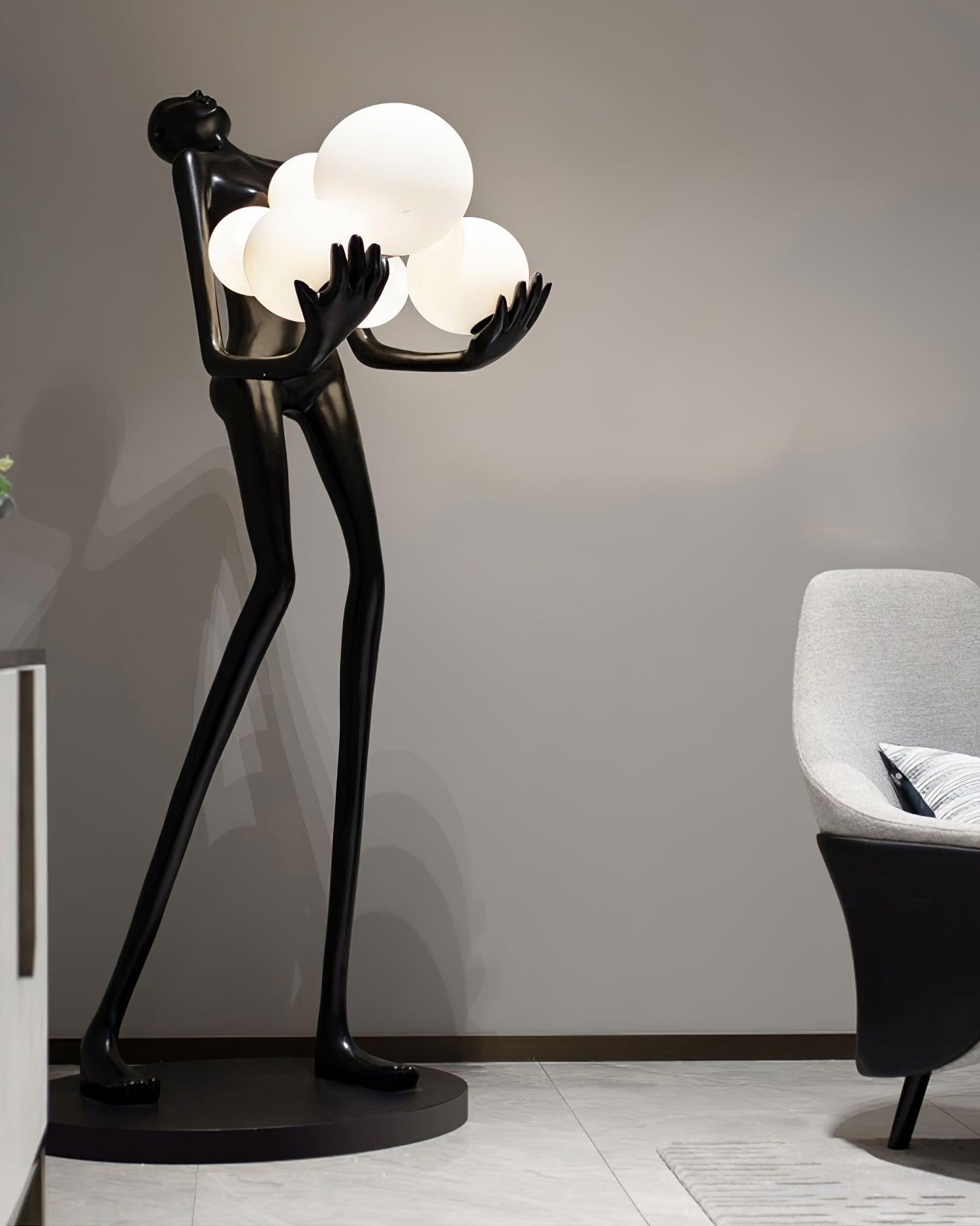 Embrace Sculpture Floor Light, Floor Lamp, detail 18