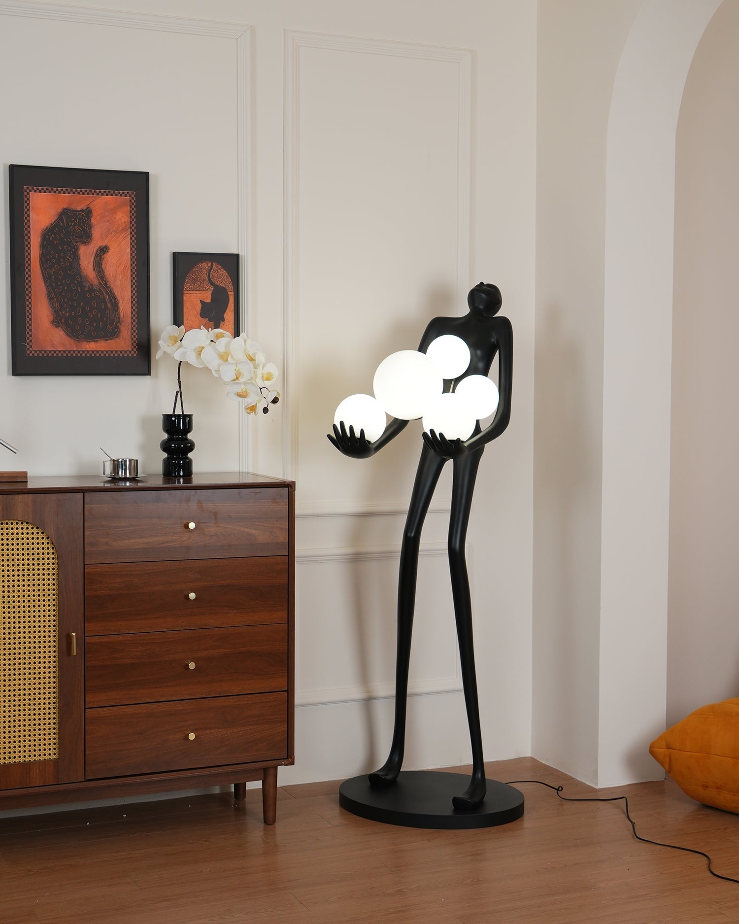 Embrace Sculpture Floor Light, Floor Lamp, detail 5