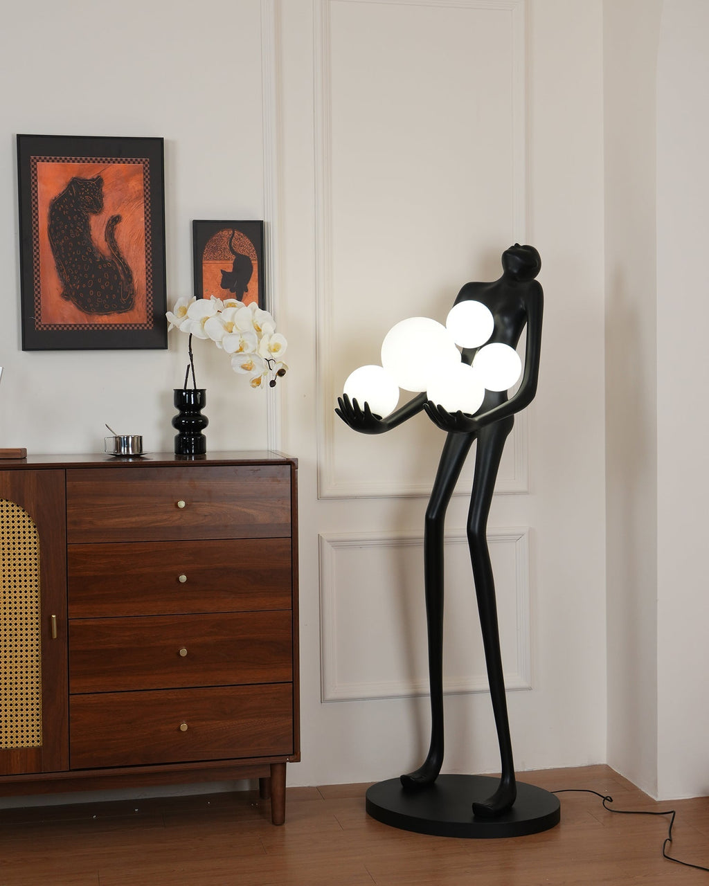 Embrace Sculpture Floor Light, Floor Lamp, detail 4