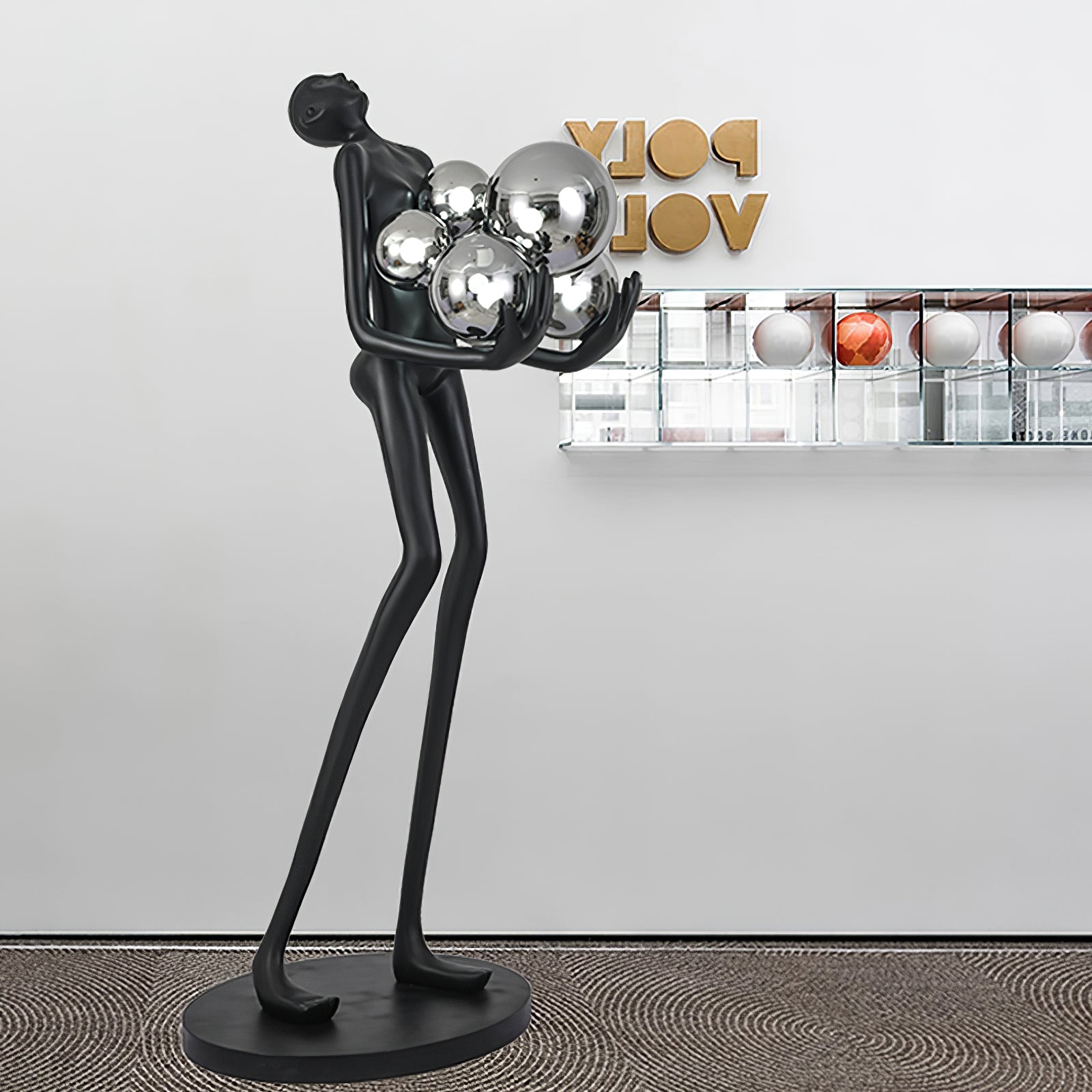 Embrace Sculpture Floor Light, Floor Lamp, detail 7