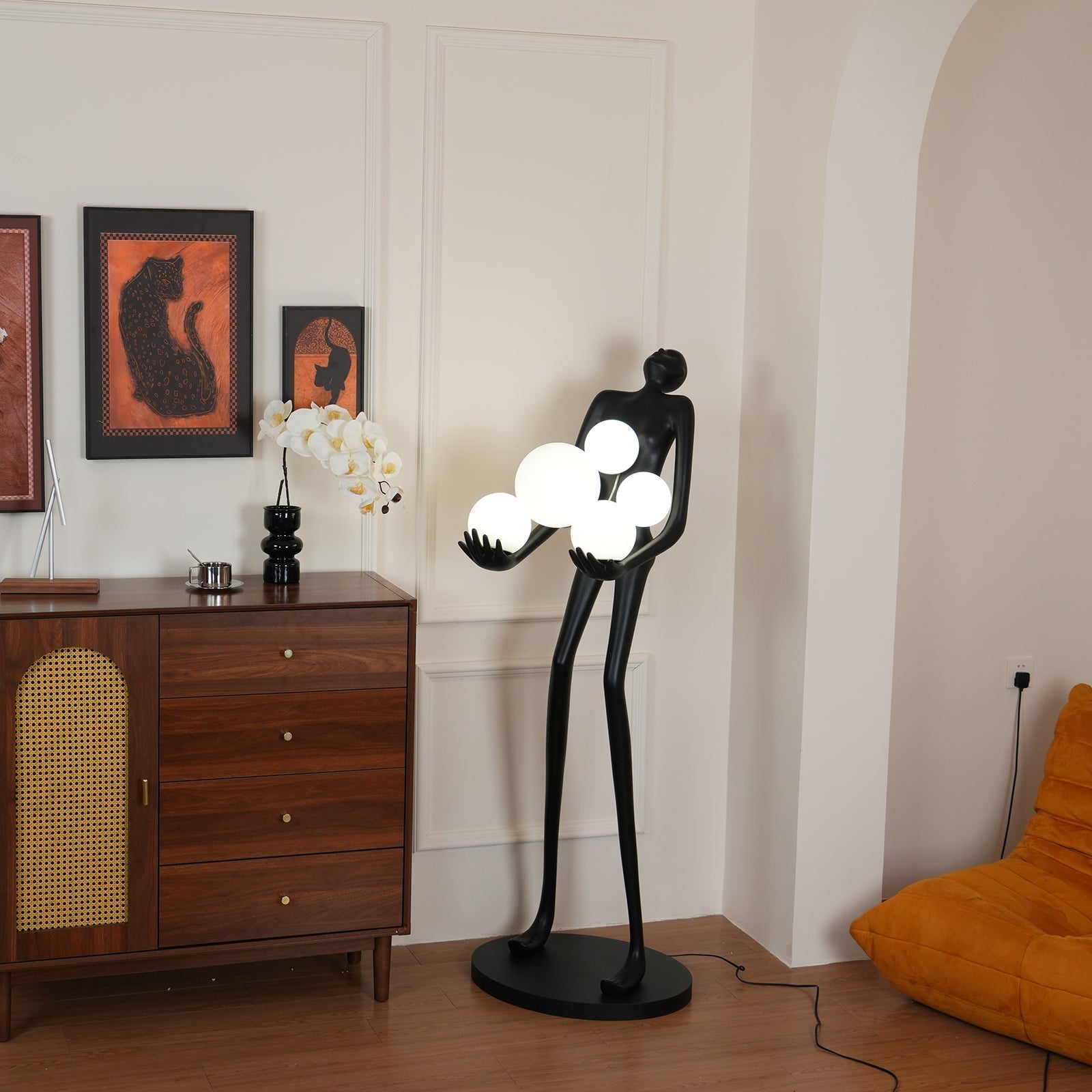 Embrace Sculpture Floor Light, Floor Lamp, detail 3