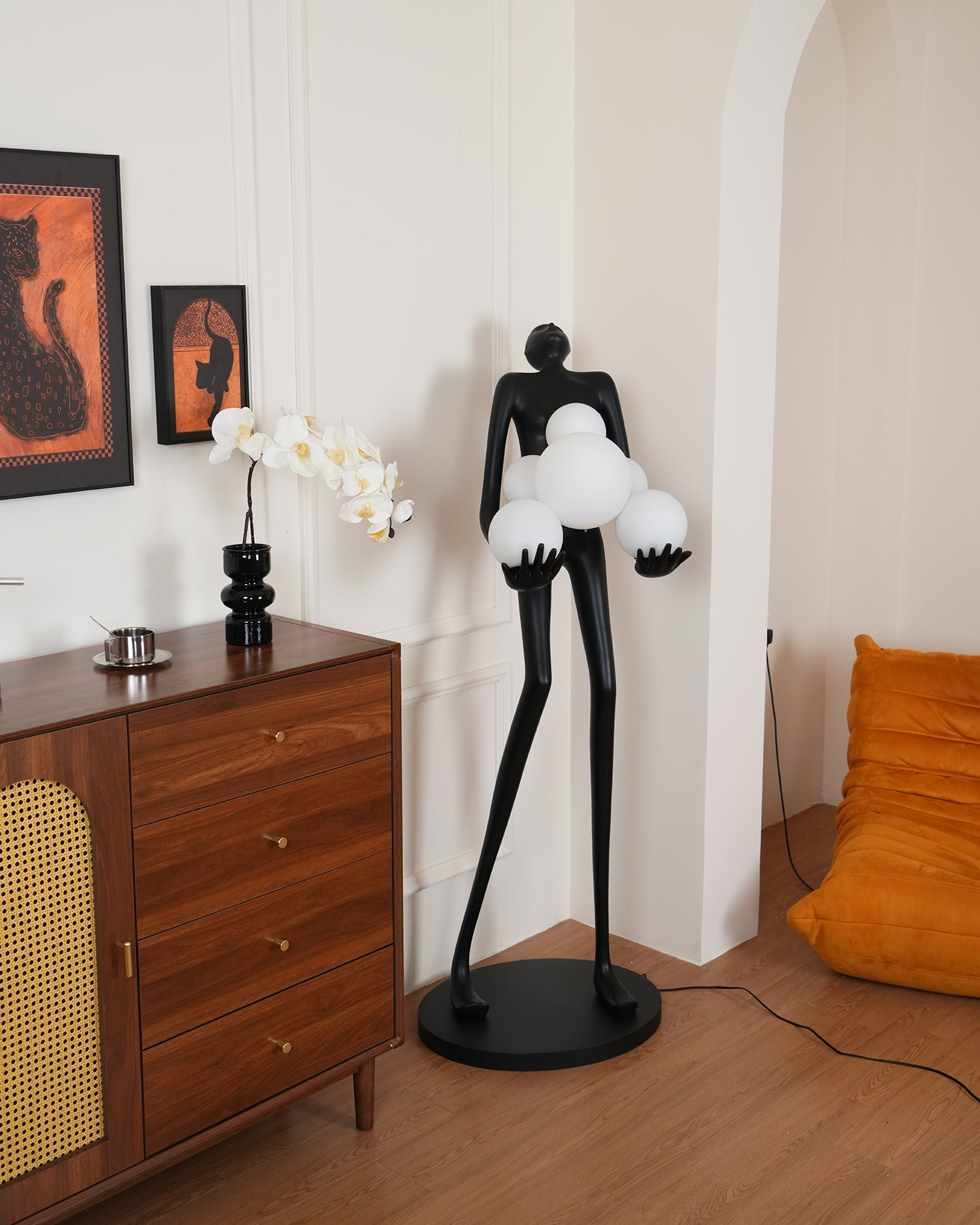 Embrace Sculpture Floor Light, Floor Lamp, detail 42