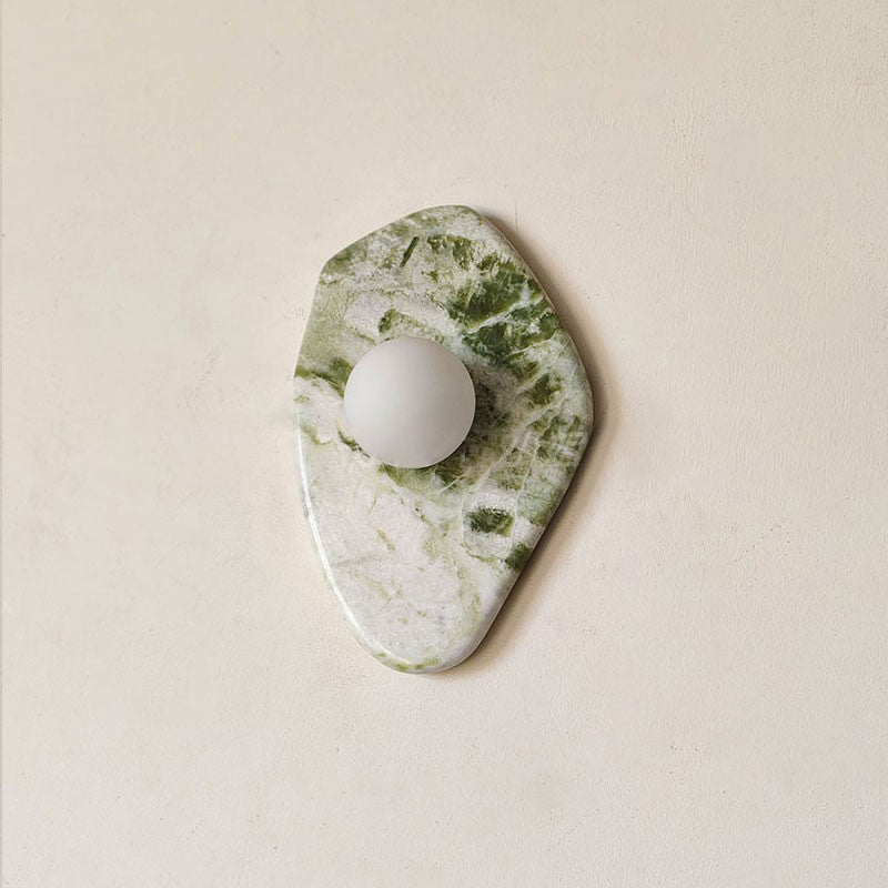 Emma Marble Wall Light, Hardwired Wall Sconce, detail 12