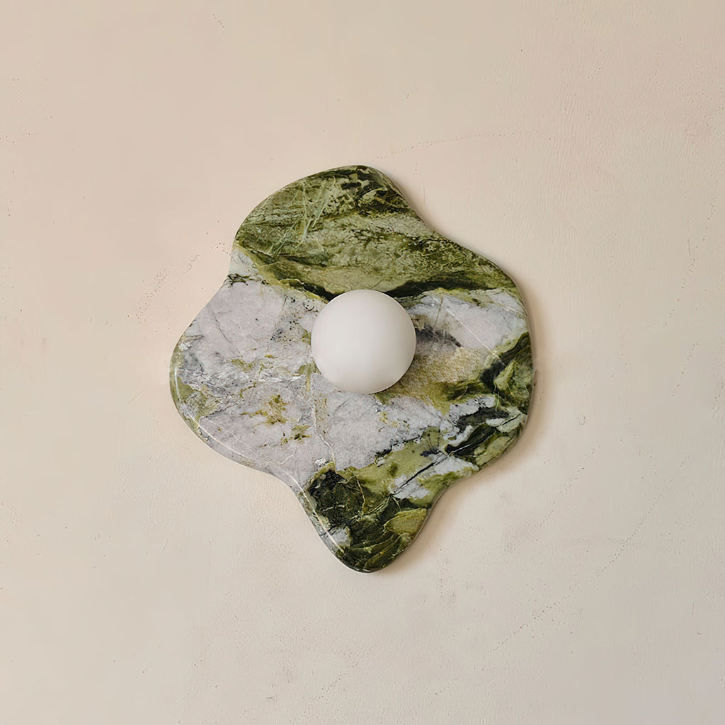 Emma Marble Wall Light, Hardwired Wall Sconce, detail 13