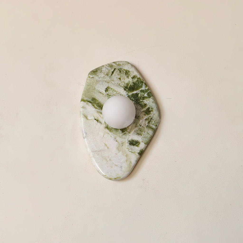 Emma Marble Wall Light, Hardwired Wall Sconce, detail 10