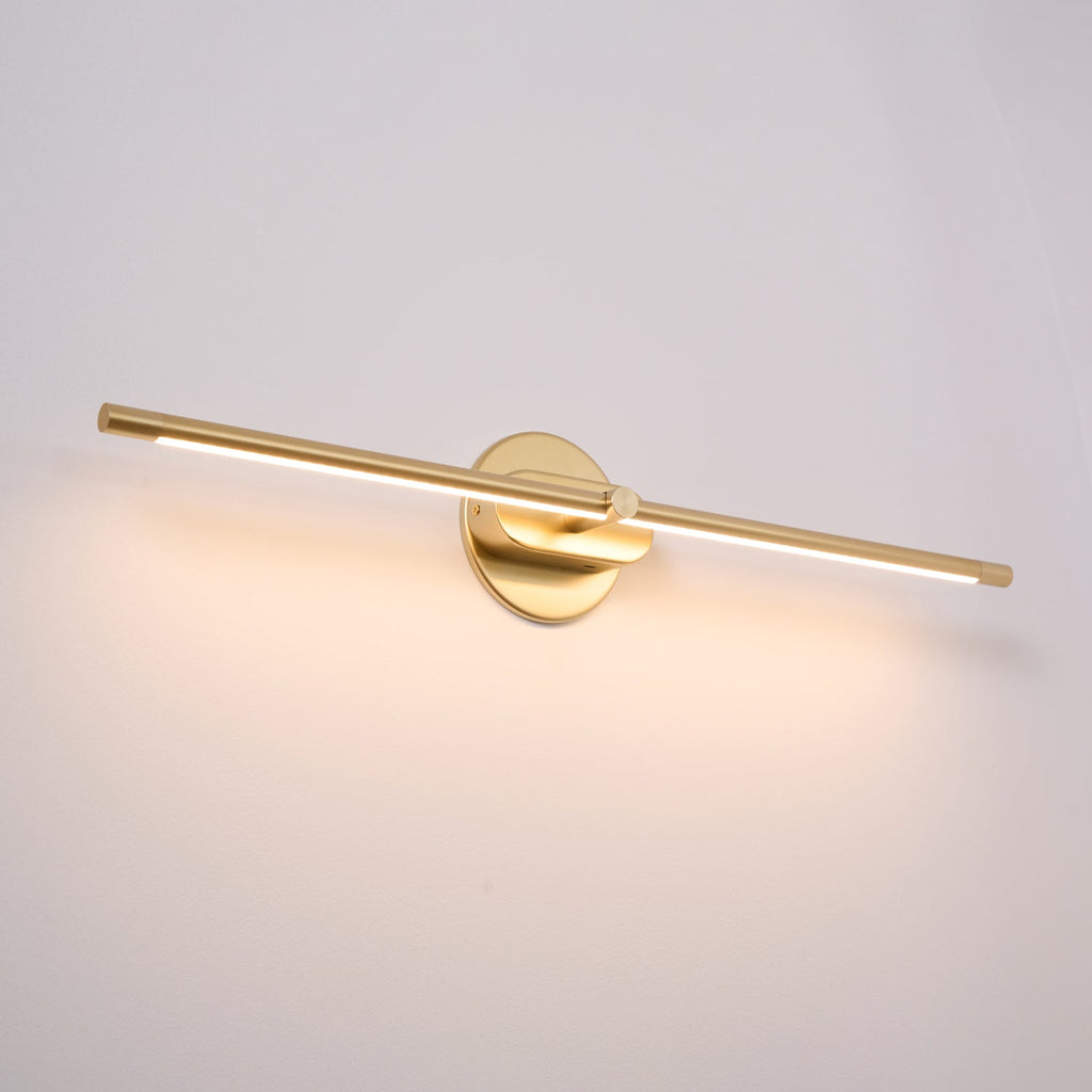 Clean-Lined Linear Rechargeable Wall Light, Bathroom Wall Sconce, detail 3
