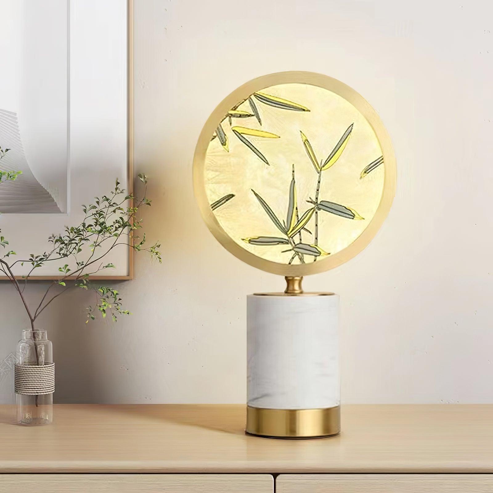 Enamel Table Light, Bedside Table Lamp, detail 4