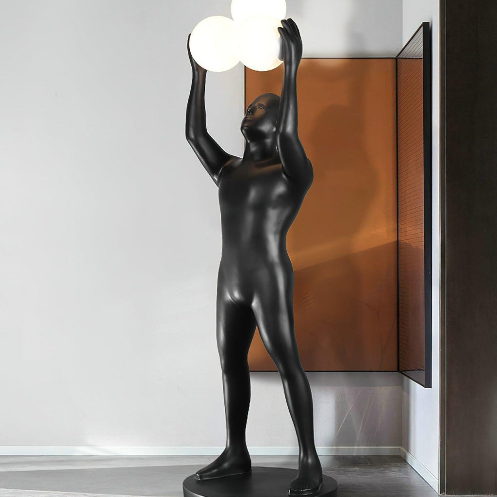 Enlightened Figure Sculptor Floor Light, Floor Lamp, detail 20