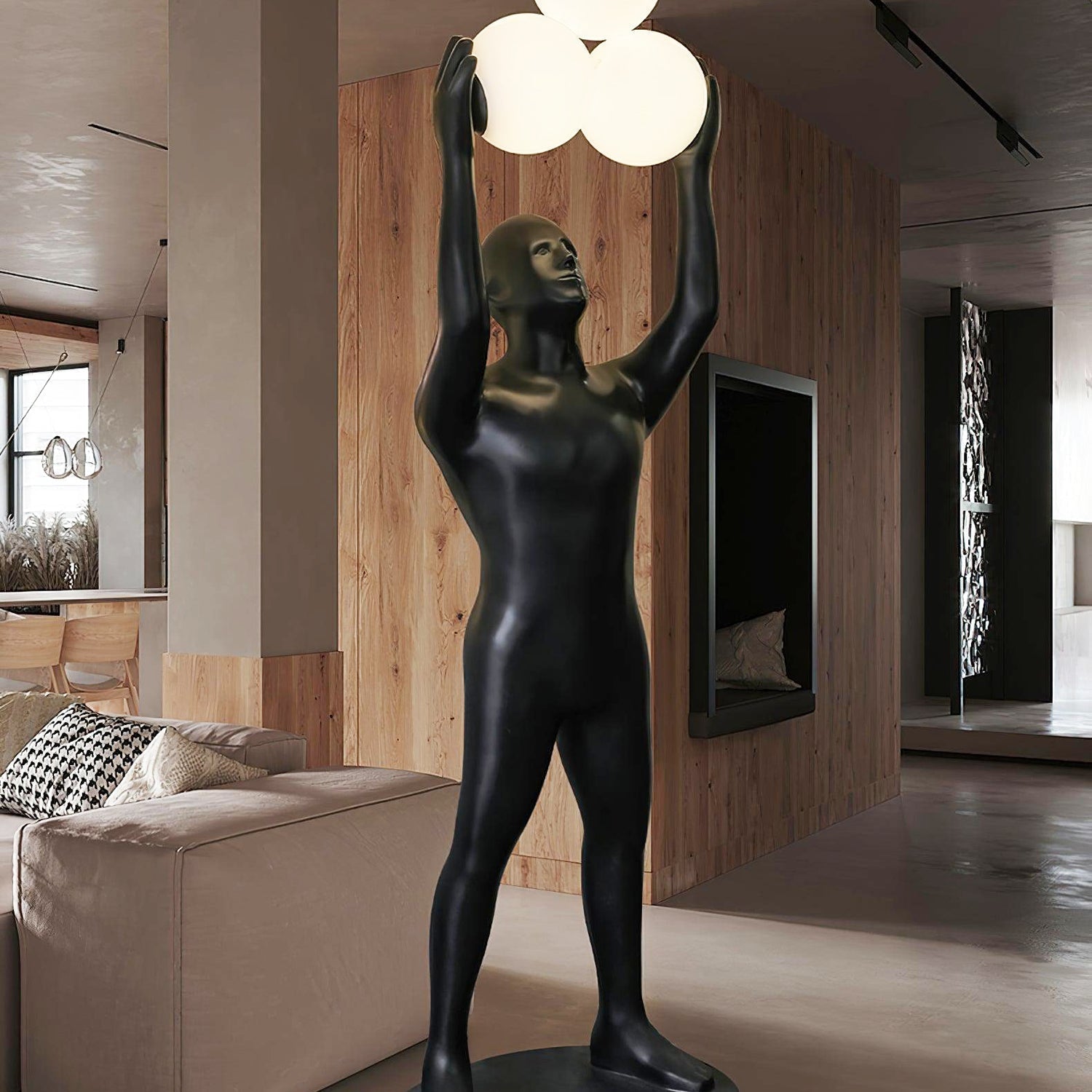 Enlightened Figure Sculptor Floor Light, Floor Lamp, detail 21