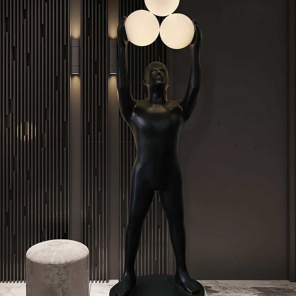 Enlightened Figure Sculptor Floor Light, Floor Lamp, detail 22