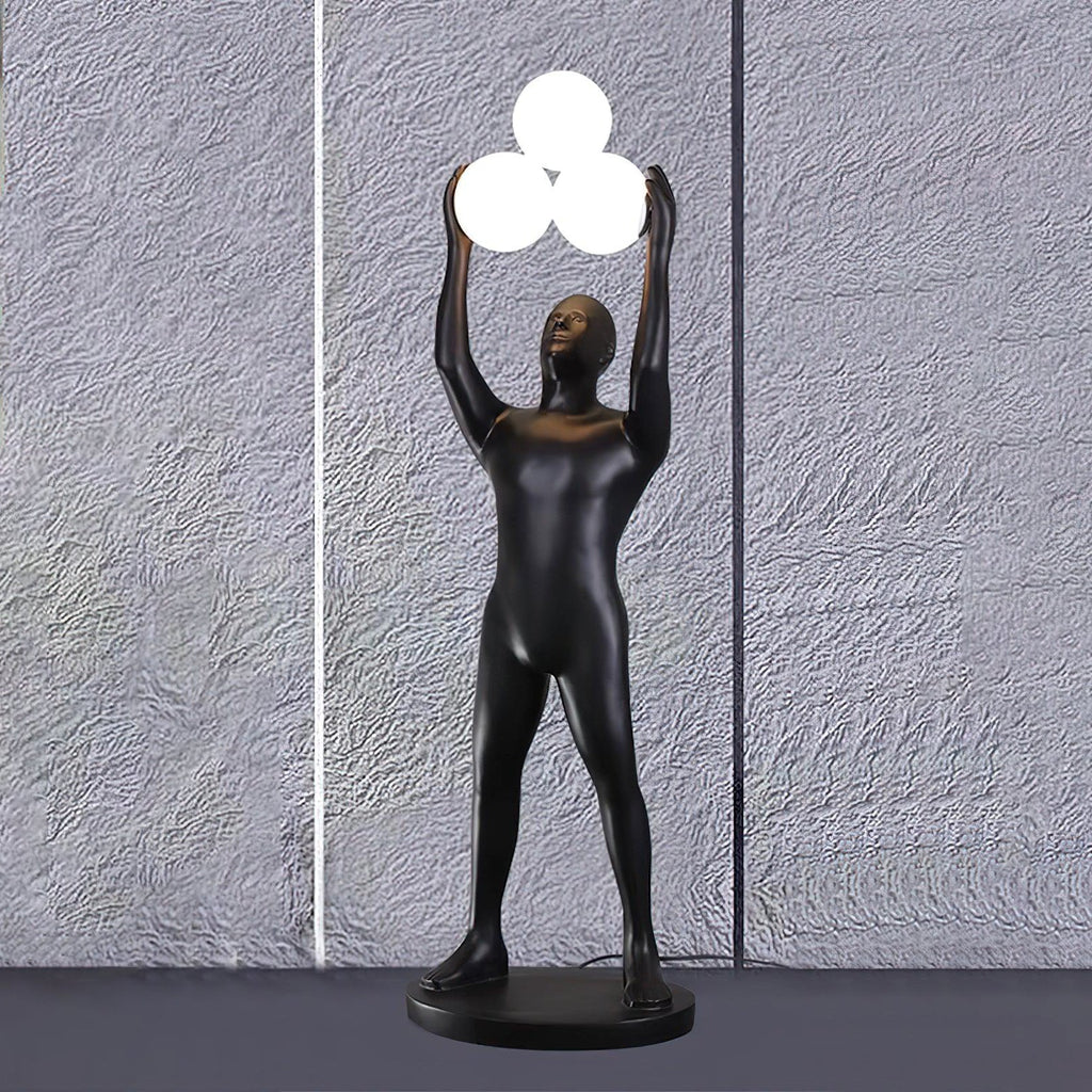 Enlightened Figure Sculptor Floor Light, Floor Lamp, detail 17
