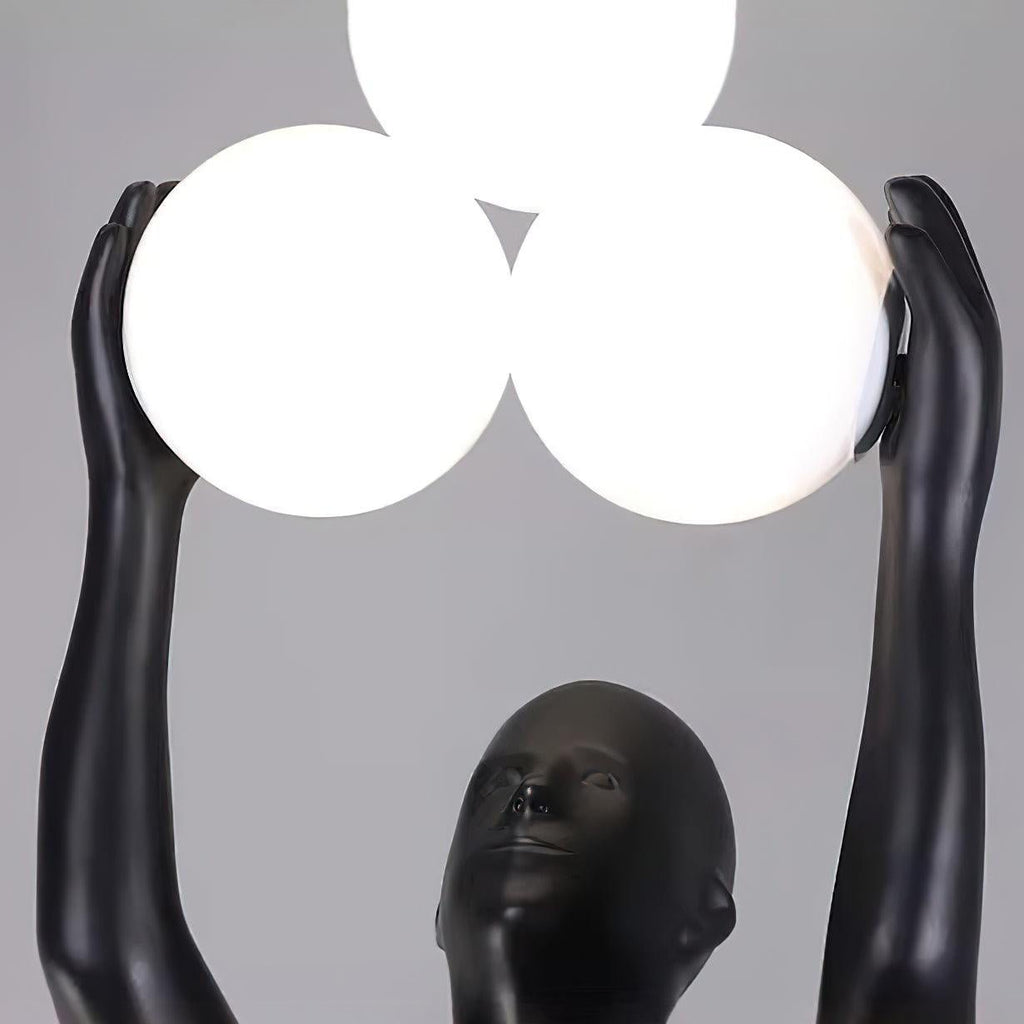 Enlightened Figure Sculptor Floor Light, Floor Lamp, detail 10