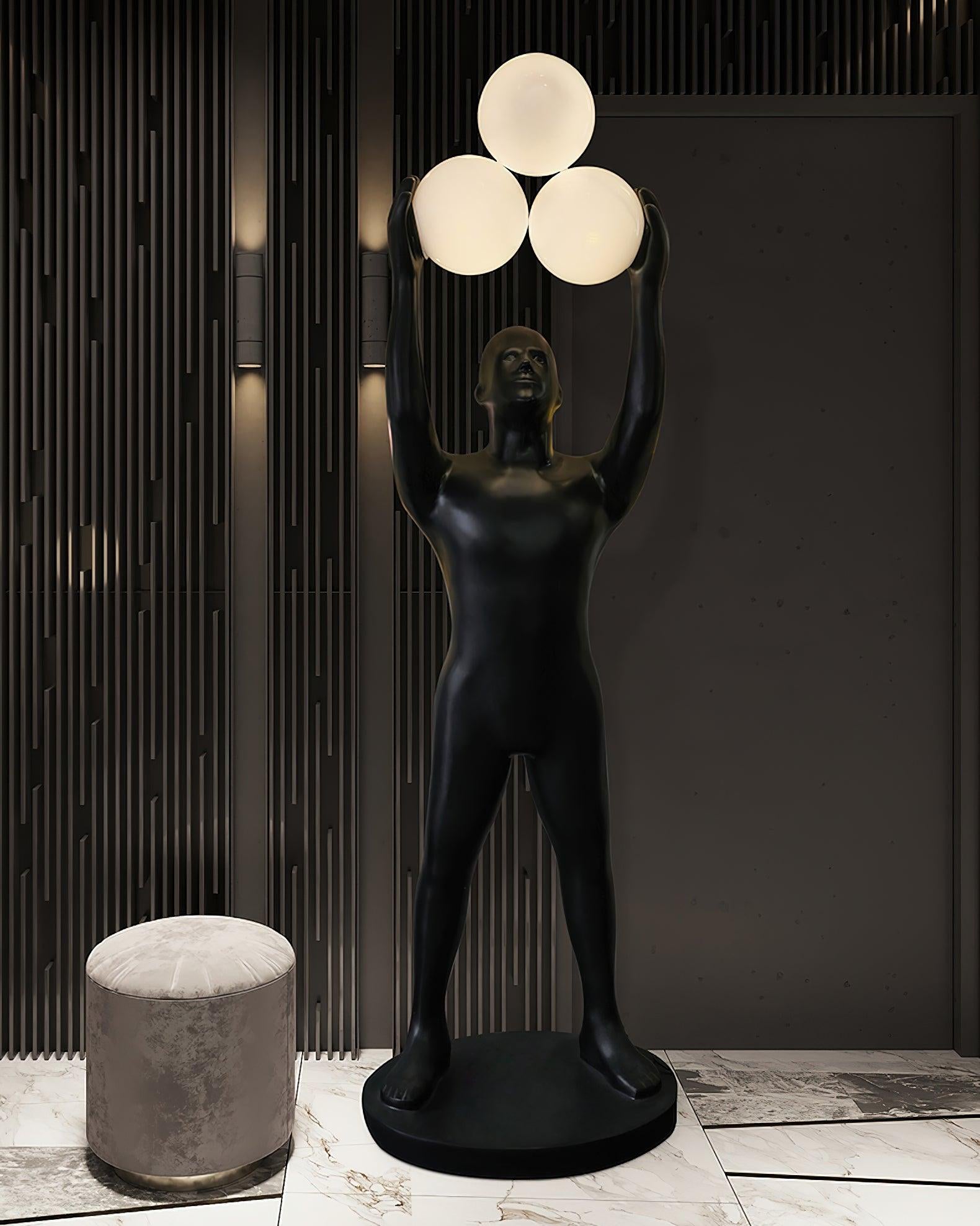 Enlightened Figure Sculptor Floor Light, Floor Lamp, detail 18