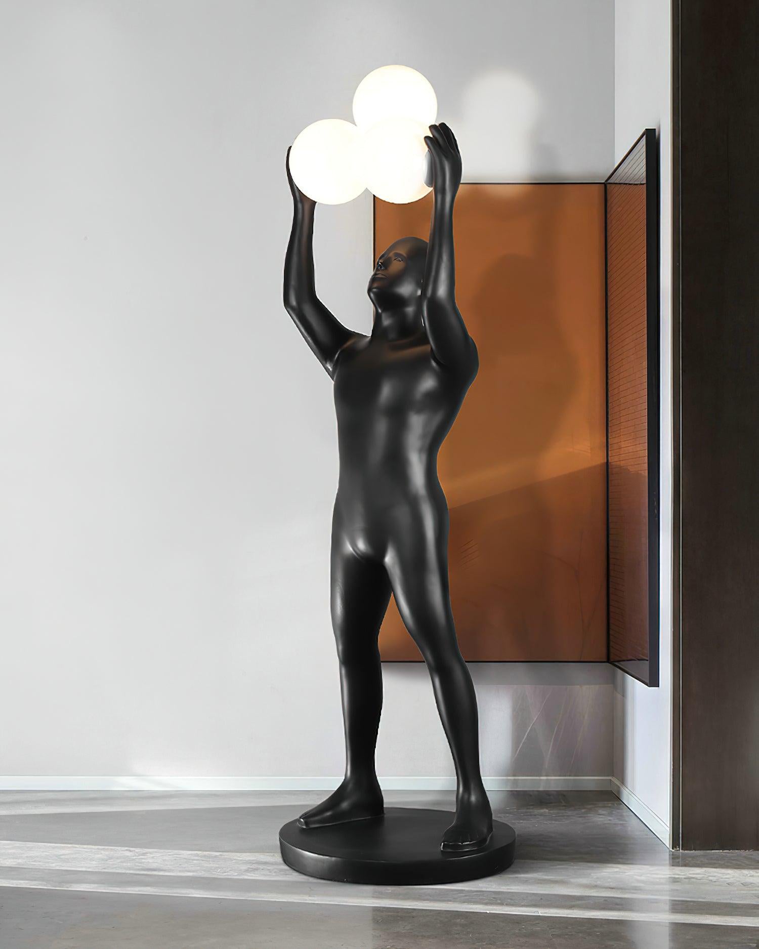 Enlightened Figure Sculptor Floor Light, Floor Lamp, detail 24