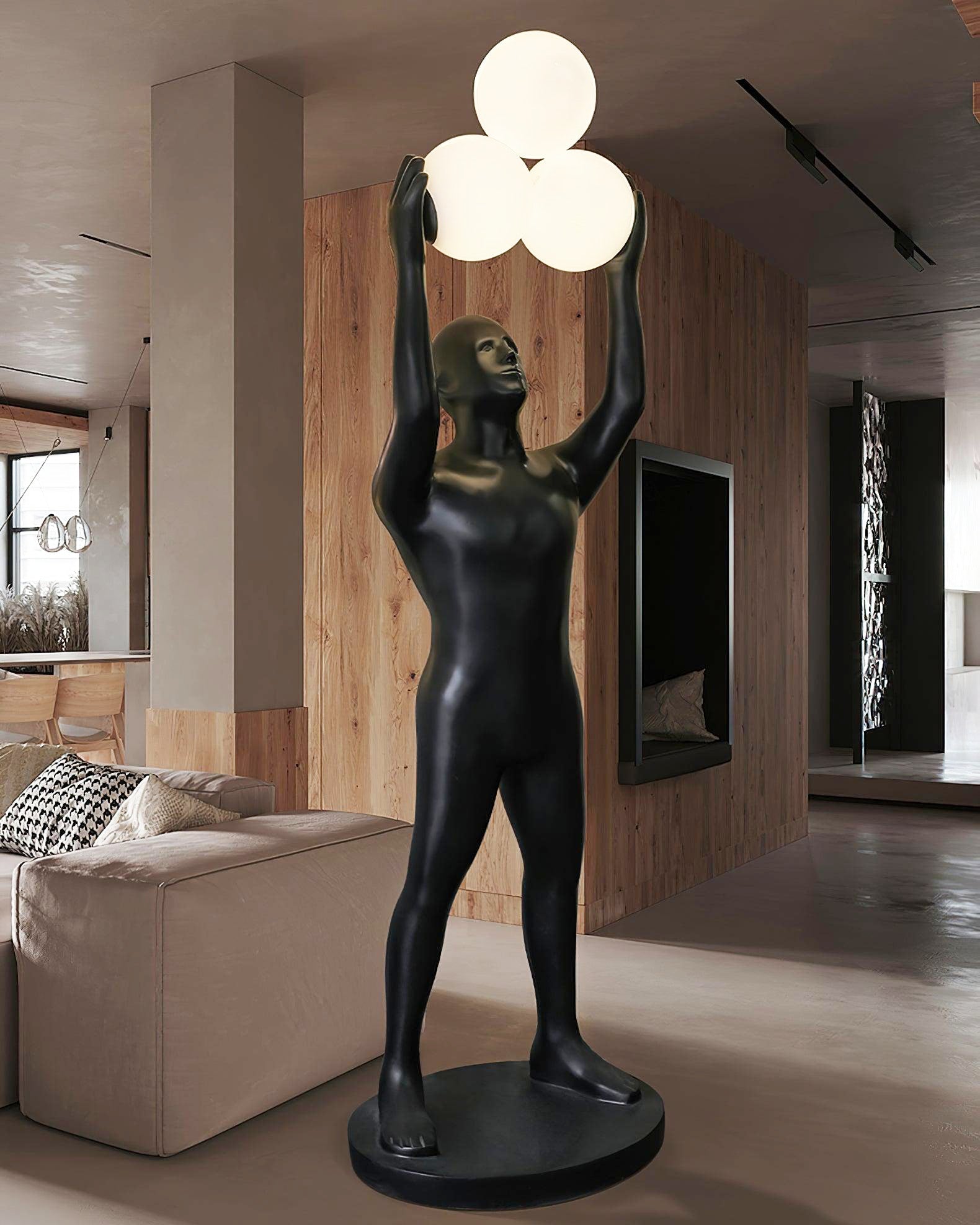 Enlightened Figure Sculptor Floor Light, Floor Lamp, detail 25