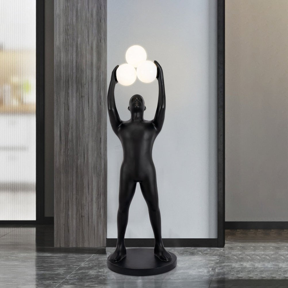 Enlightened Figure Sculptor Floor Light, Floor Lamp, detail 13