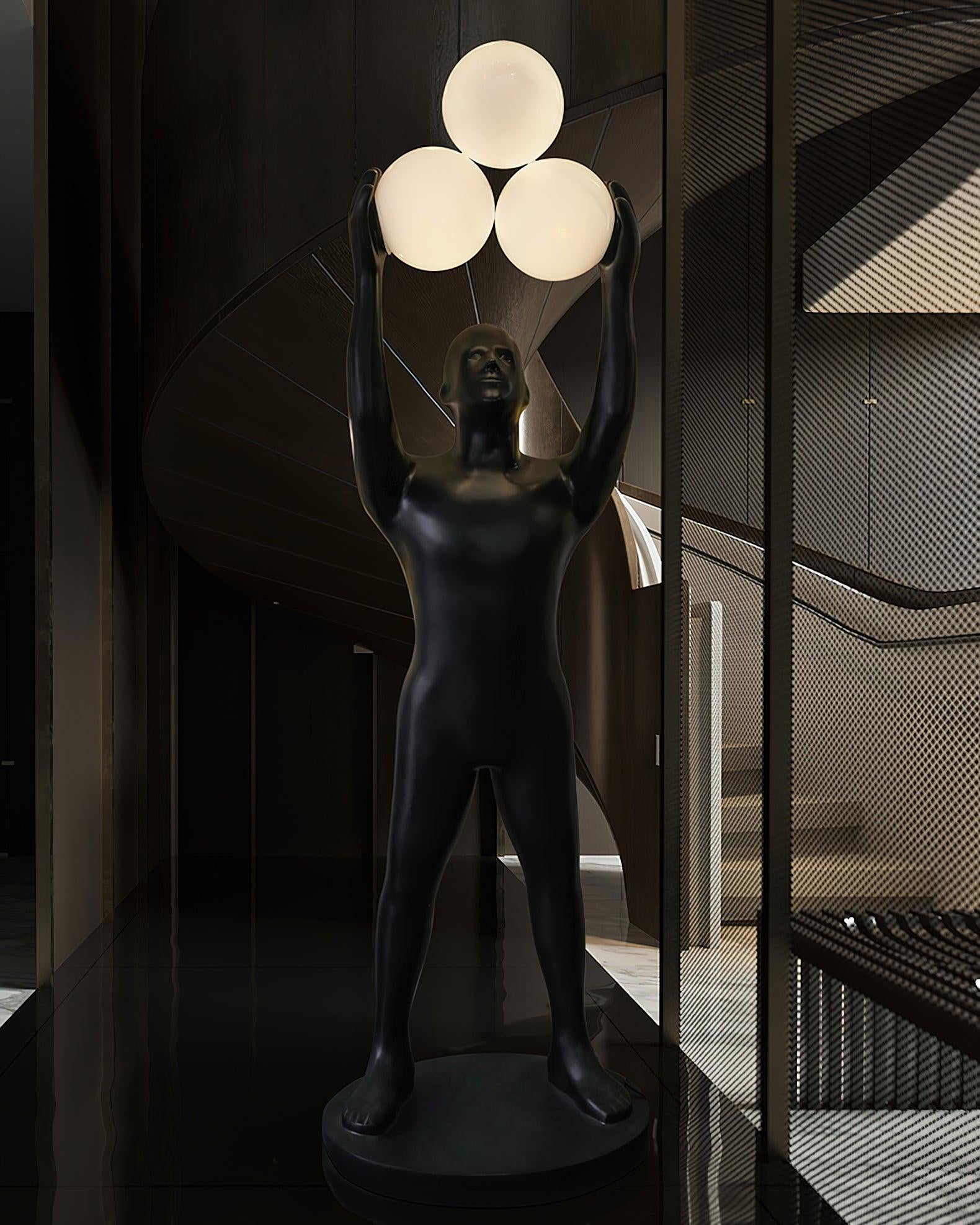 Enlightened Figure Sculptor Floor Light, Floor Lamp, detail 26