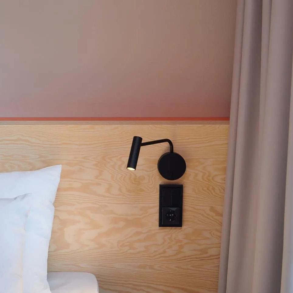 Clean-Lined Disc LED Wall Light, Hardwired Wall Sconce, detail 8