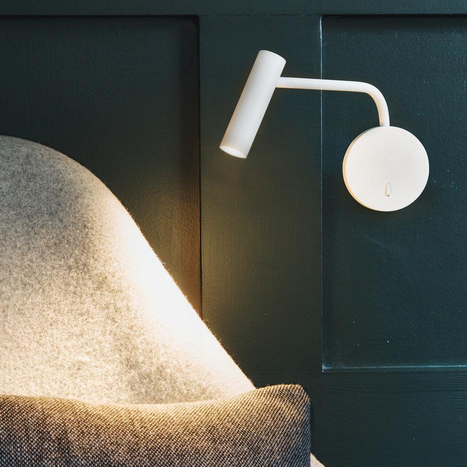 Clean-Lined Disc LED Wall Light, Hardwired Wall Sconce, detail 2