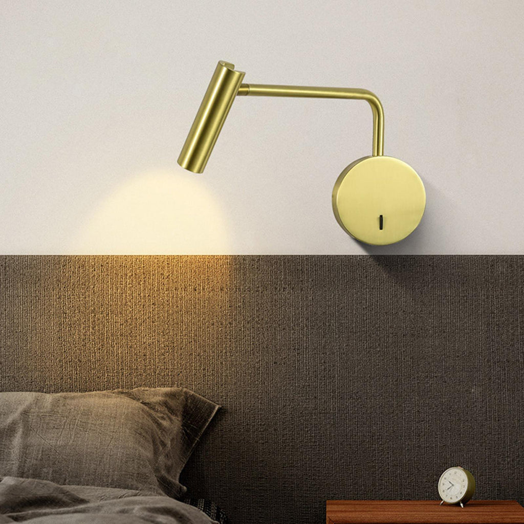 Clean-Lined Disc LED Wall Light, Hardwired Wall Sconce, detail 34