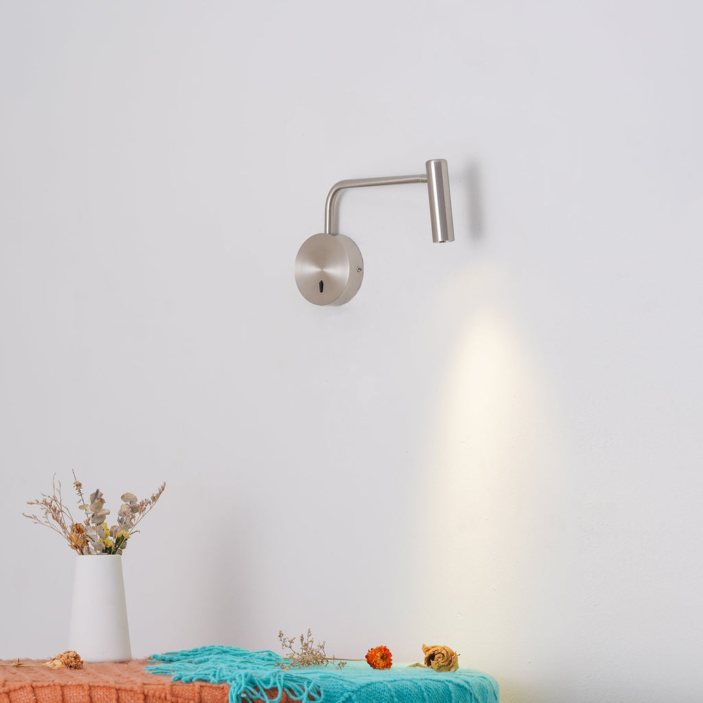 Clean-Lined Disc LED Wall Light, Hardwired Wall Sconce, detail 13