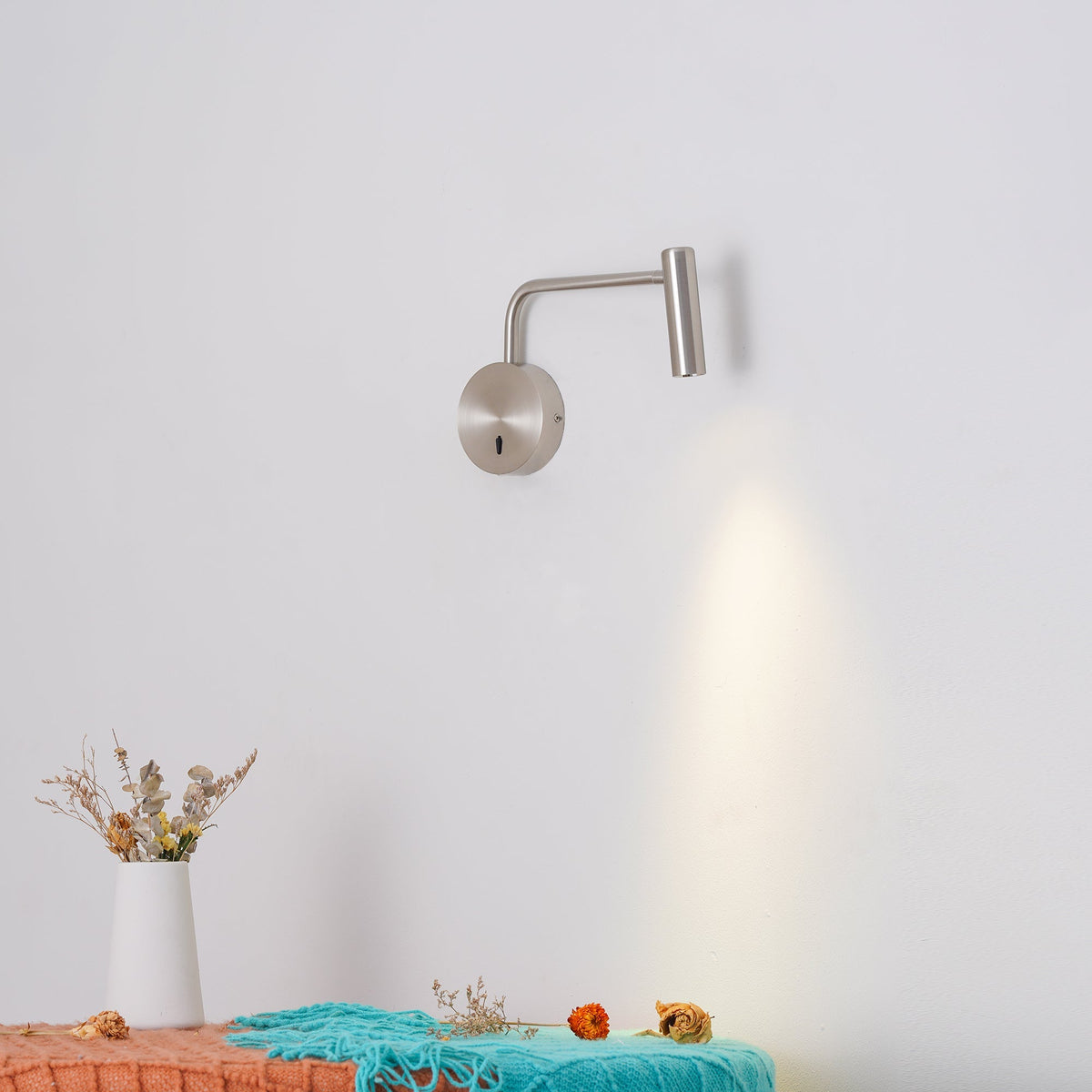 Clean-Lined Disc LED Wall Light, Hardwired Wall Sconce, detail 13