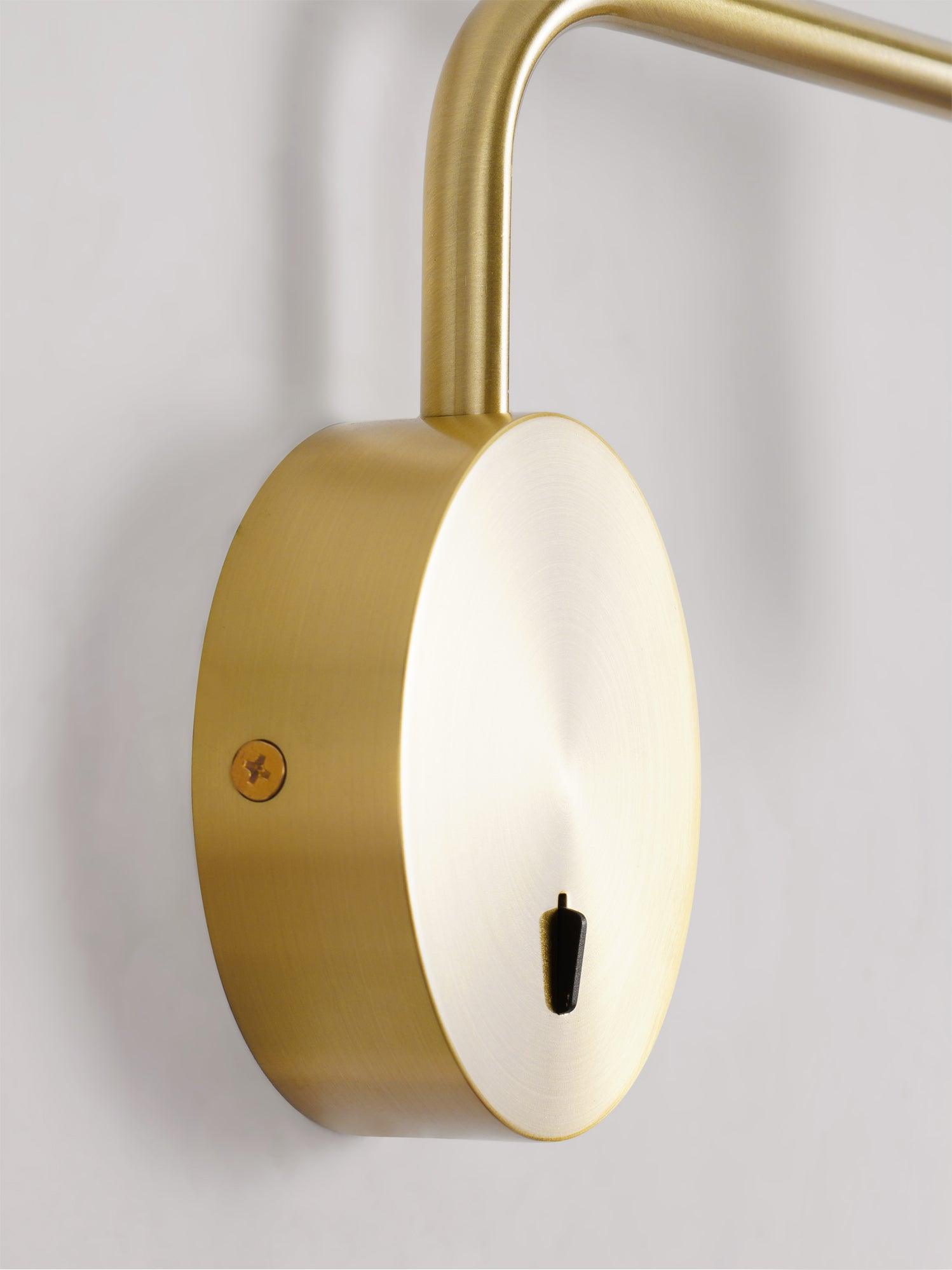 Clean-Lined Disc LED Wall Light, Hardwired Wall Sconce, detail 42